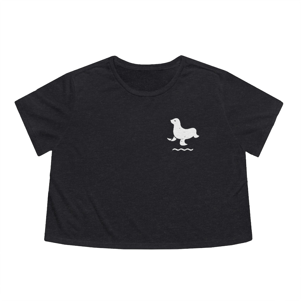 Women's Seal Flowy Cropped Tee