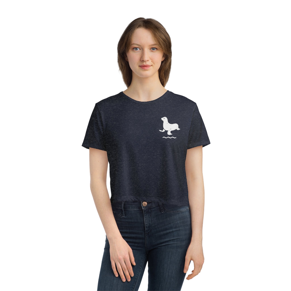 Women's Seal Flowy Cropped Tee