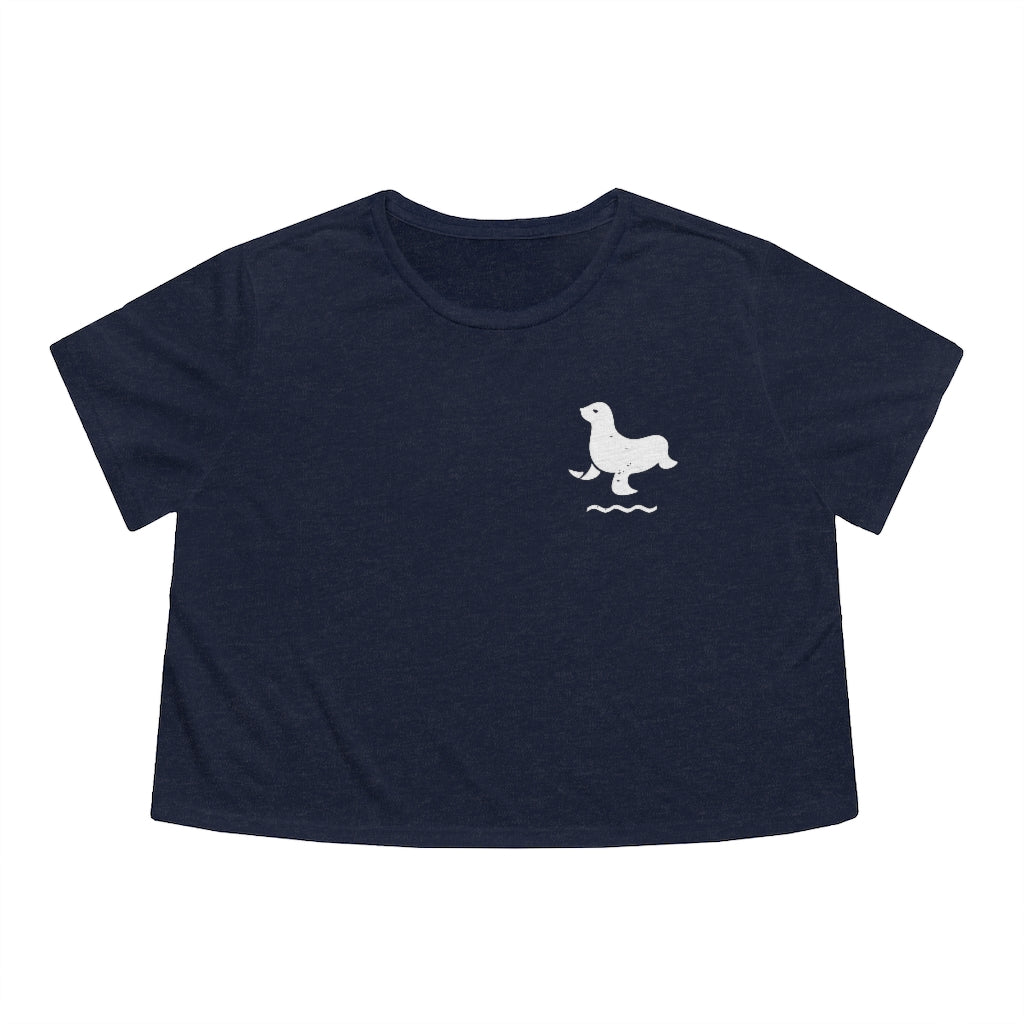 Women's Seal Flowy Cropped Tee