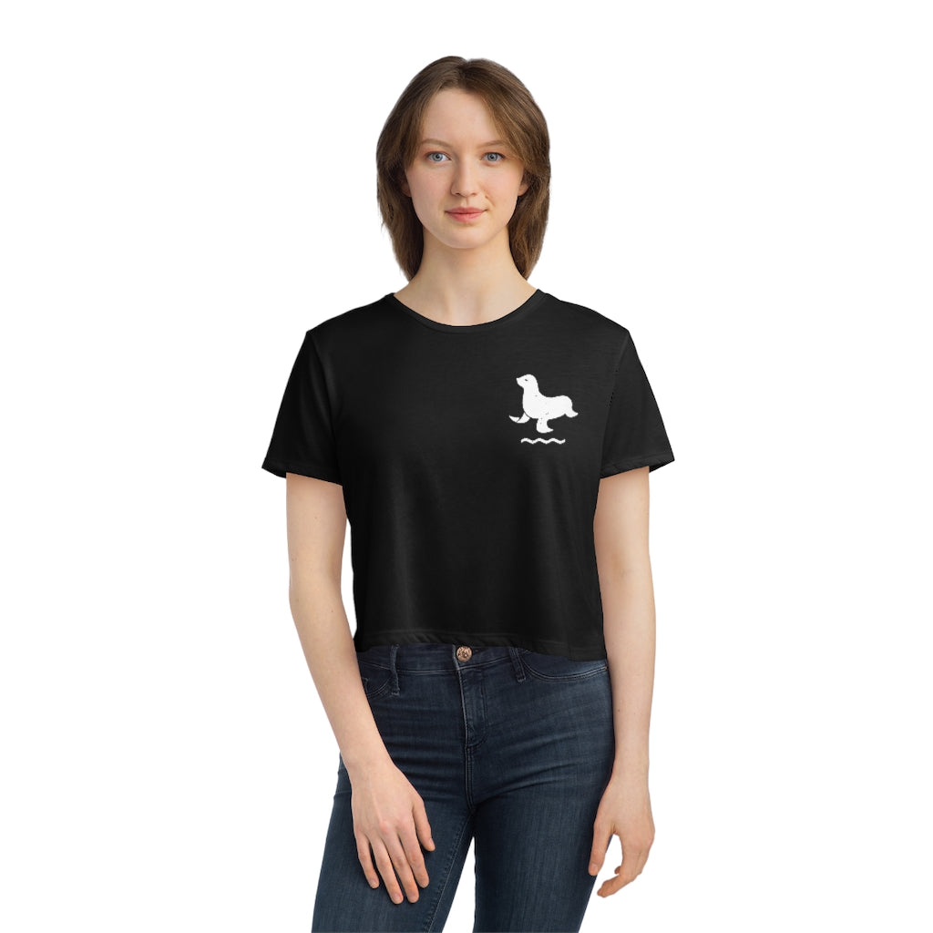 Women's Seal Flowy Cropped Tee