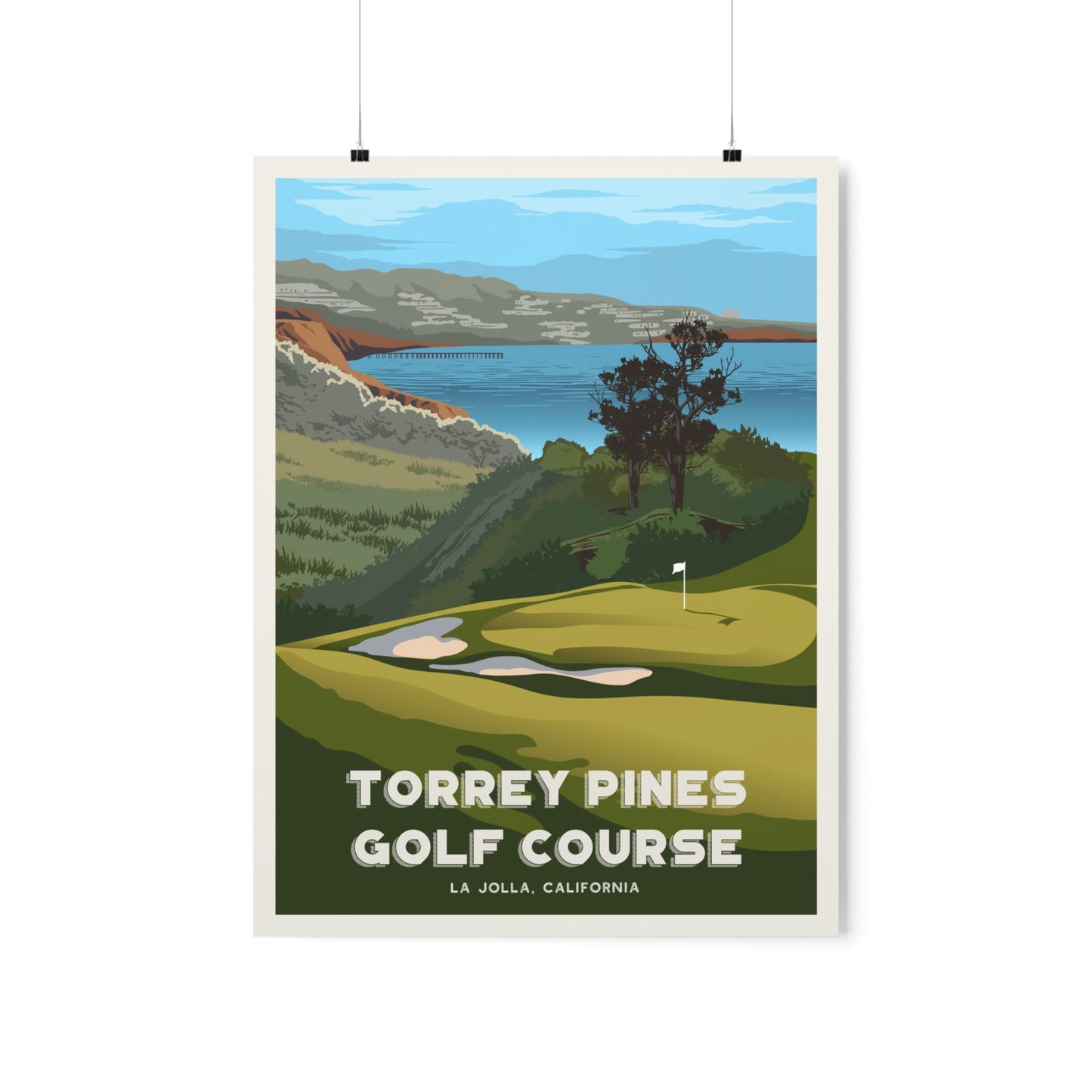 Torrey Pines Golf Course Poster