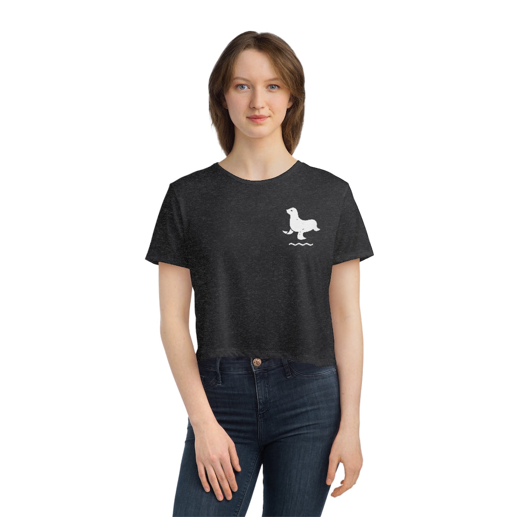 Women's Seal Flowy Cropped Tee