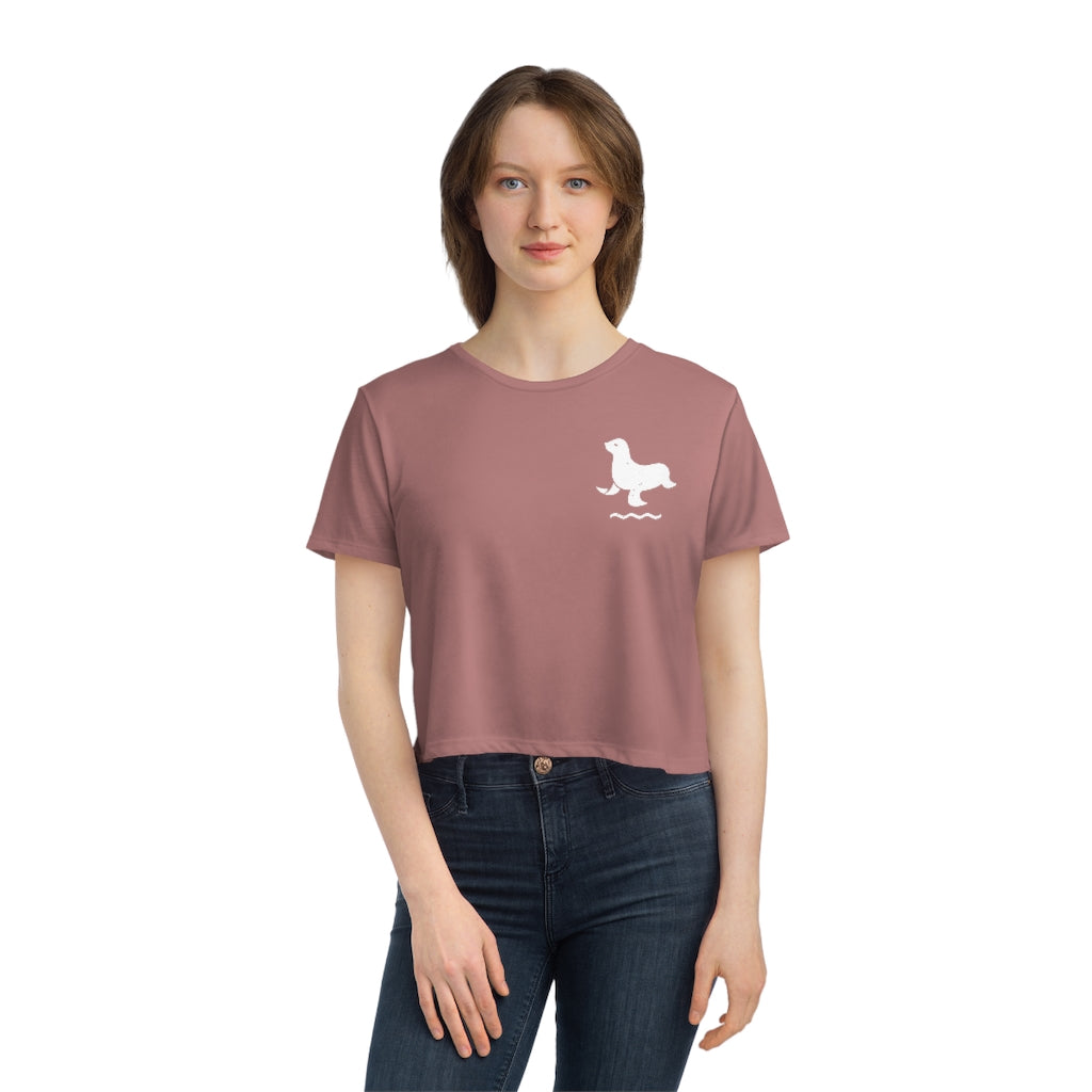 Women's Seal Flowy Cropped Tee