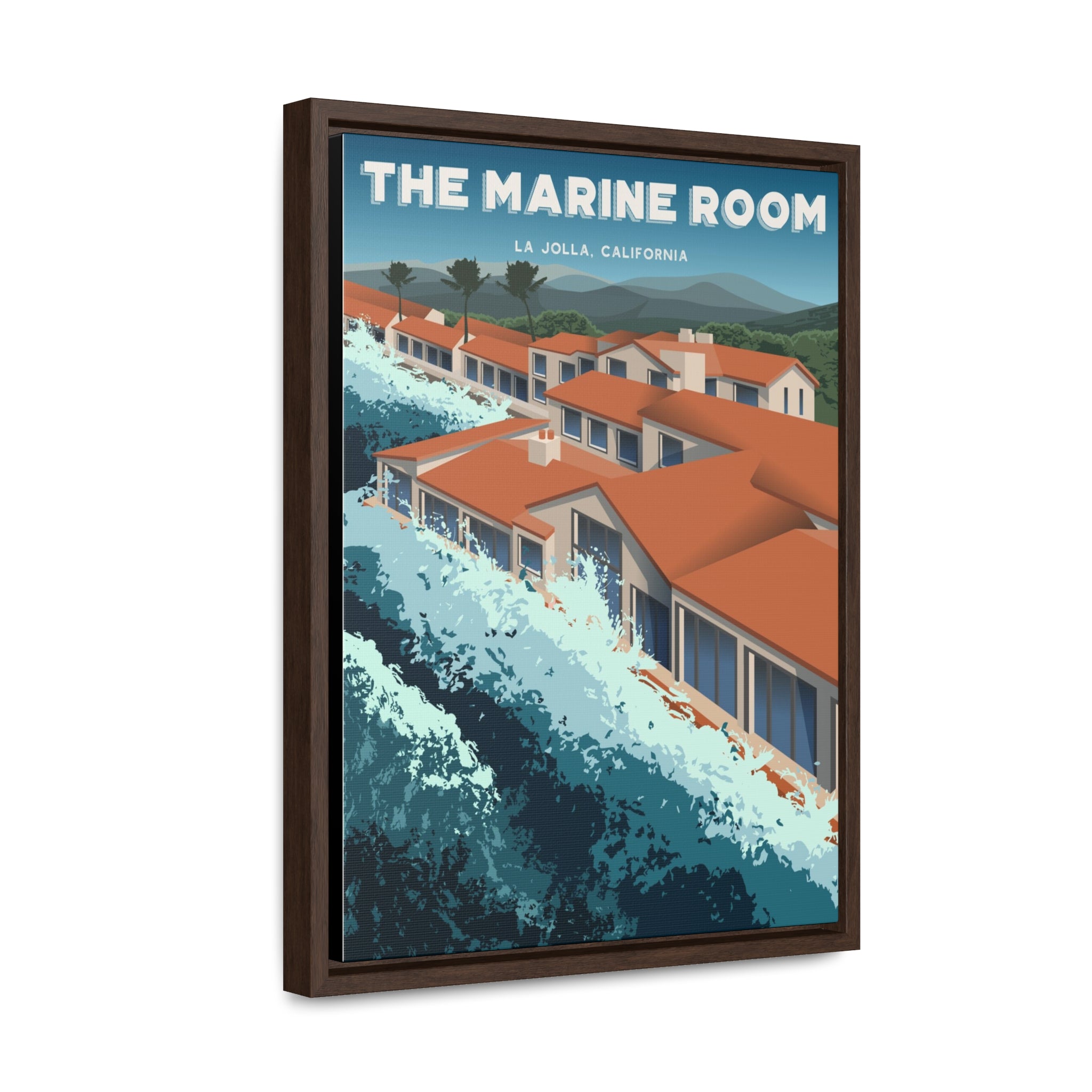 Marine Room Framed Canvas Print