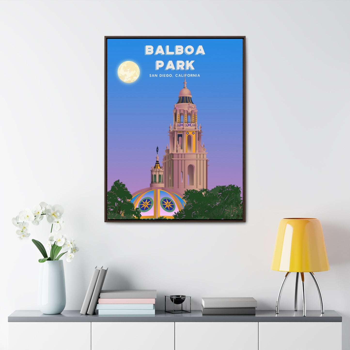 Balboa Park Framed Canvas Print