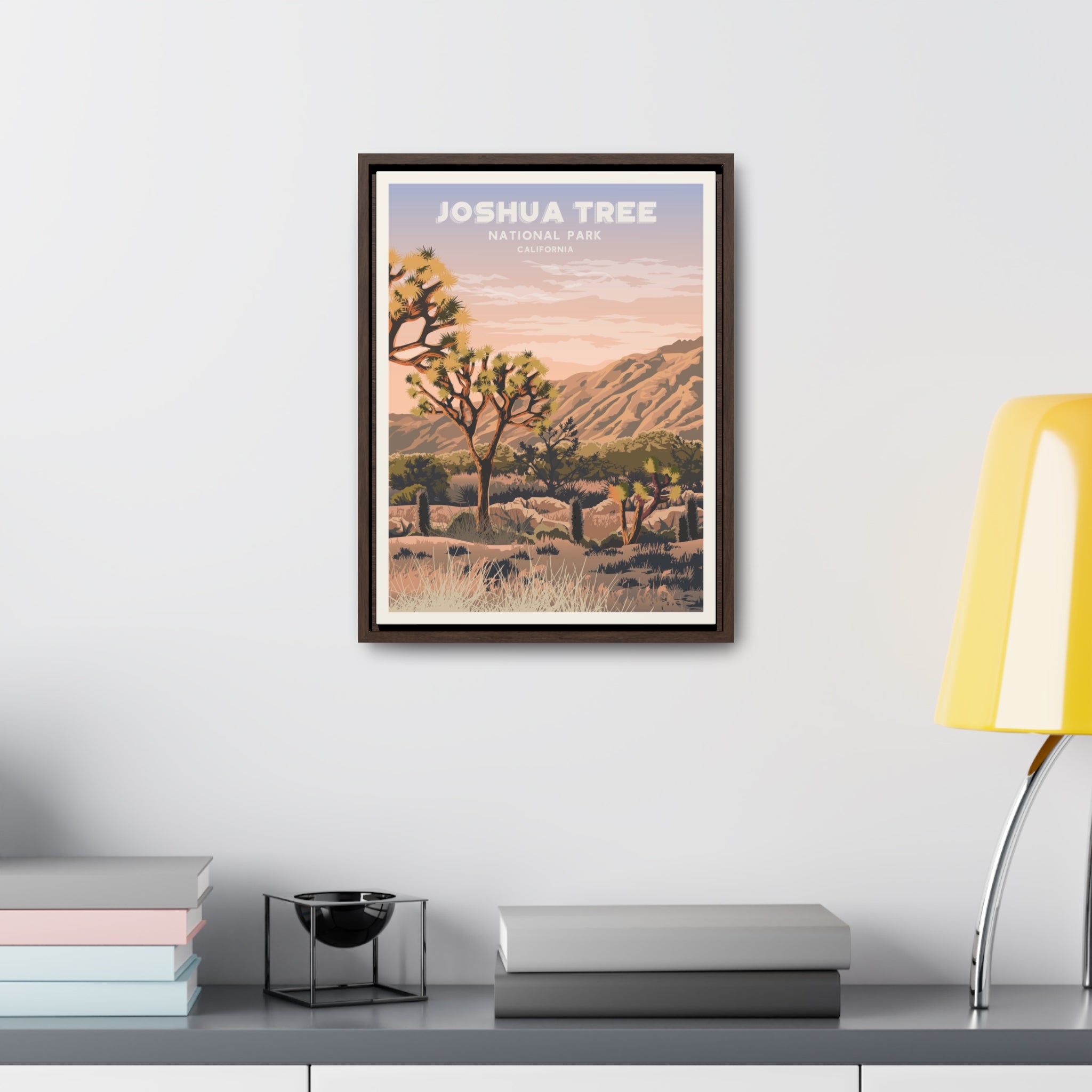 Joshua Tree Framed Canvas Print