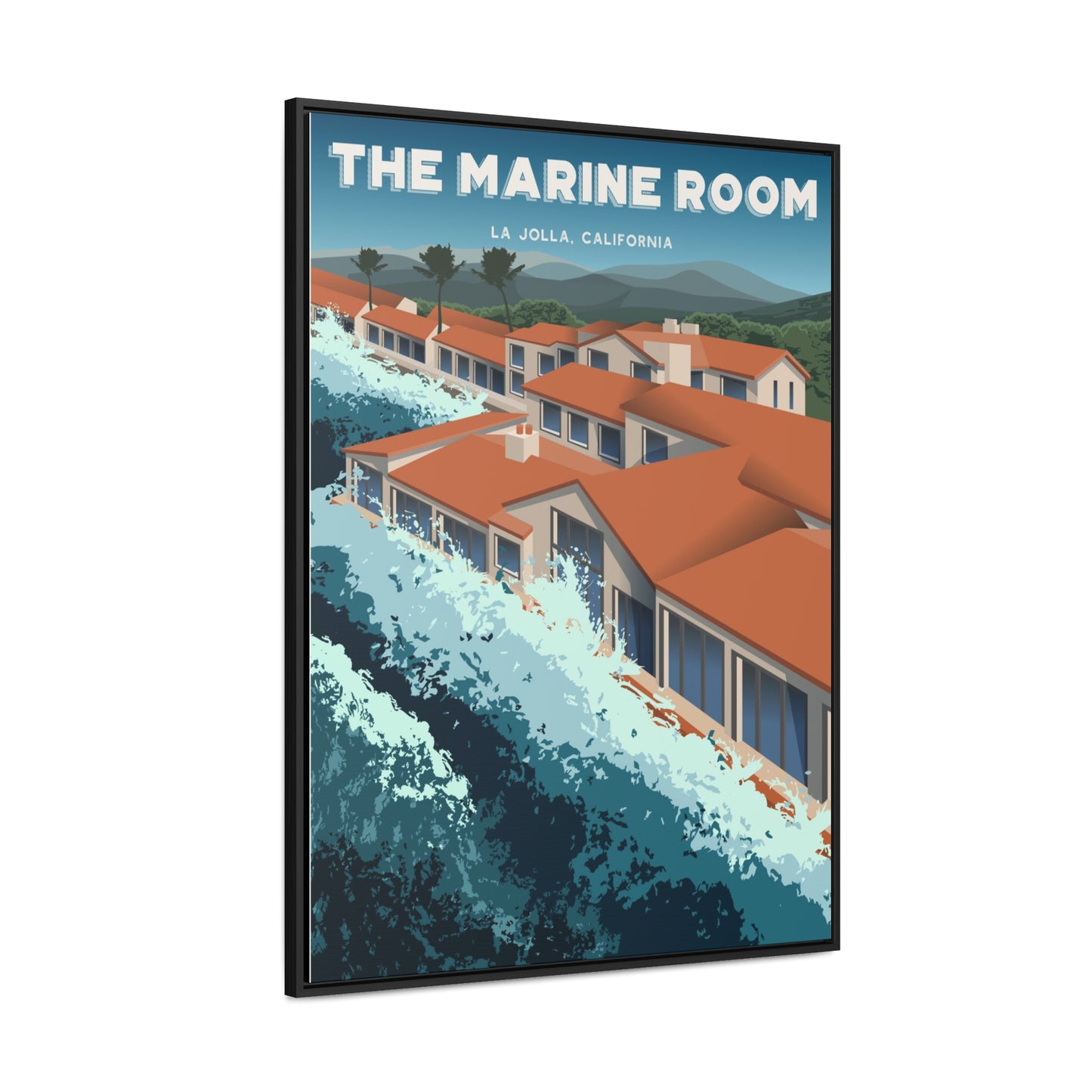 Marine Room Framed Canvas Print