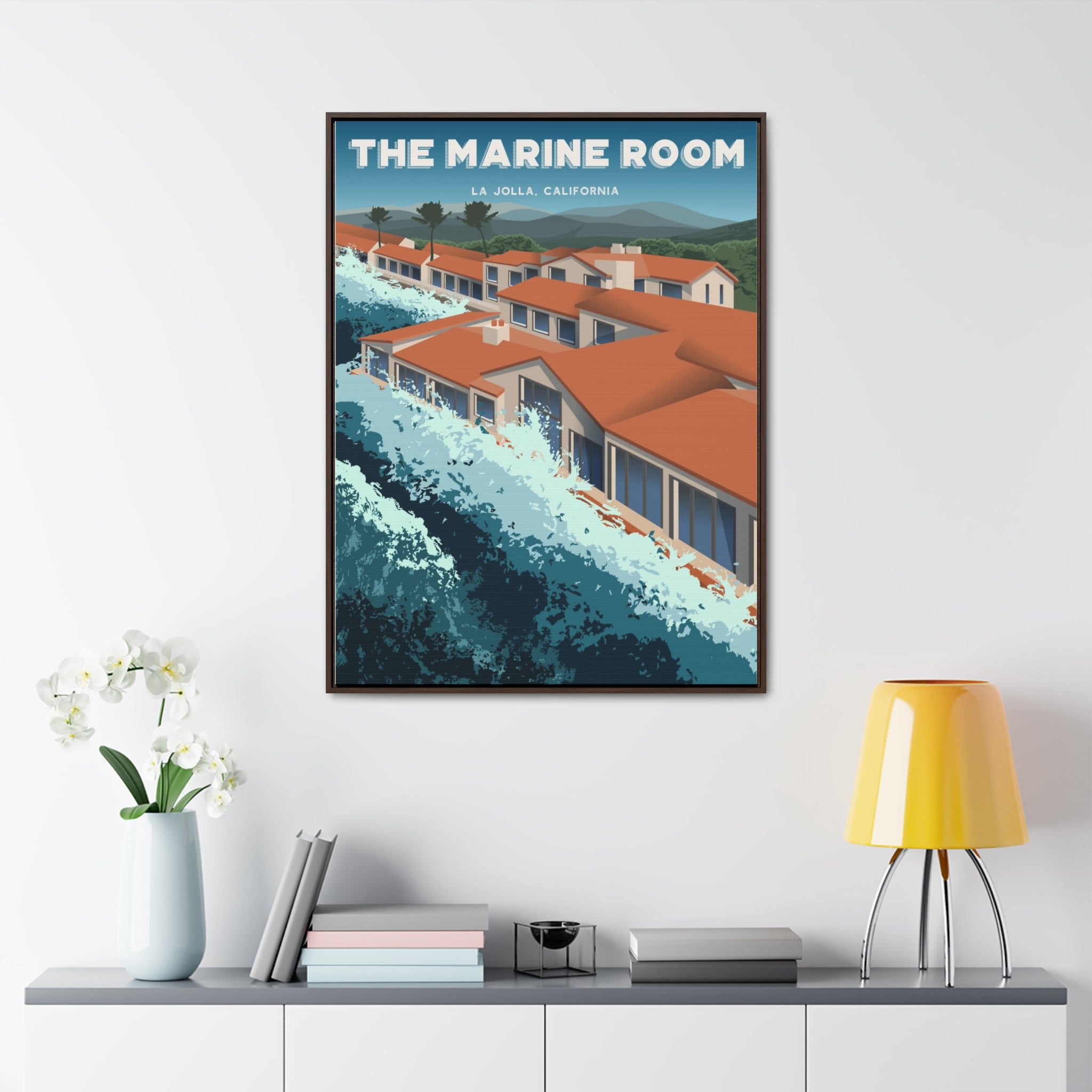 Marine Room Framed Canvas Print