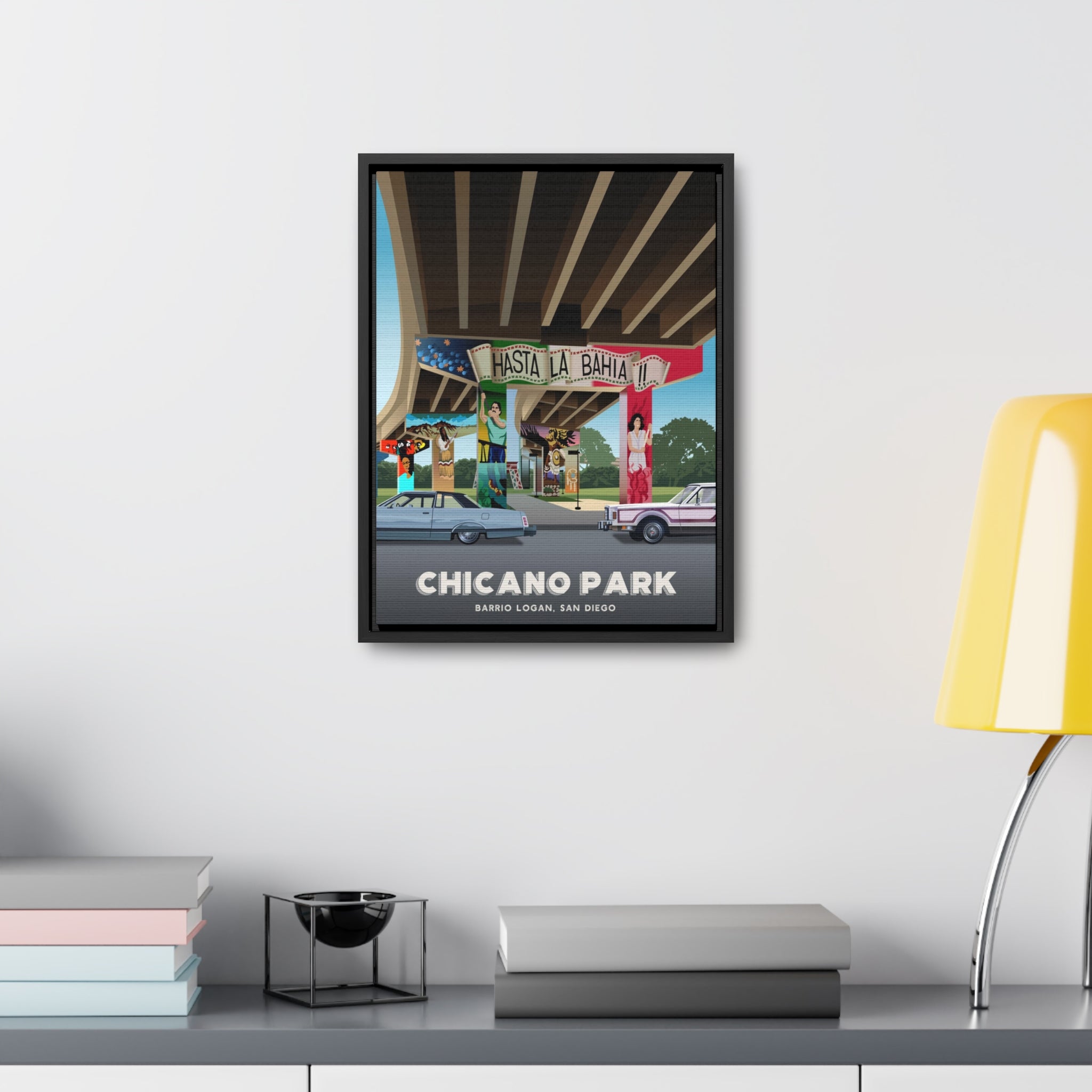 Chicano Park Framed Canvas Print