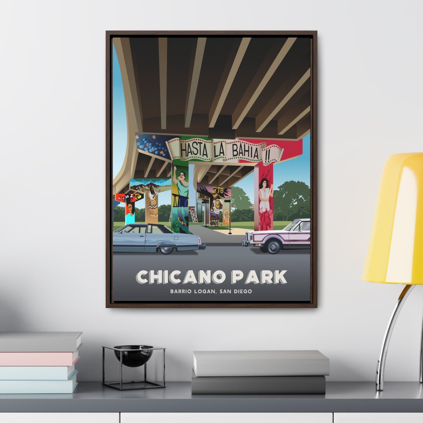 Chicano Park Framed Canvas Print