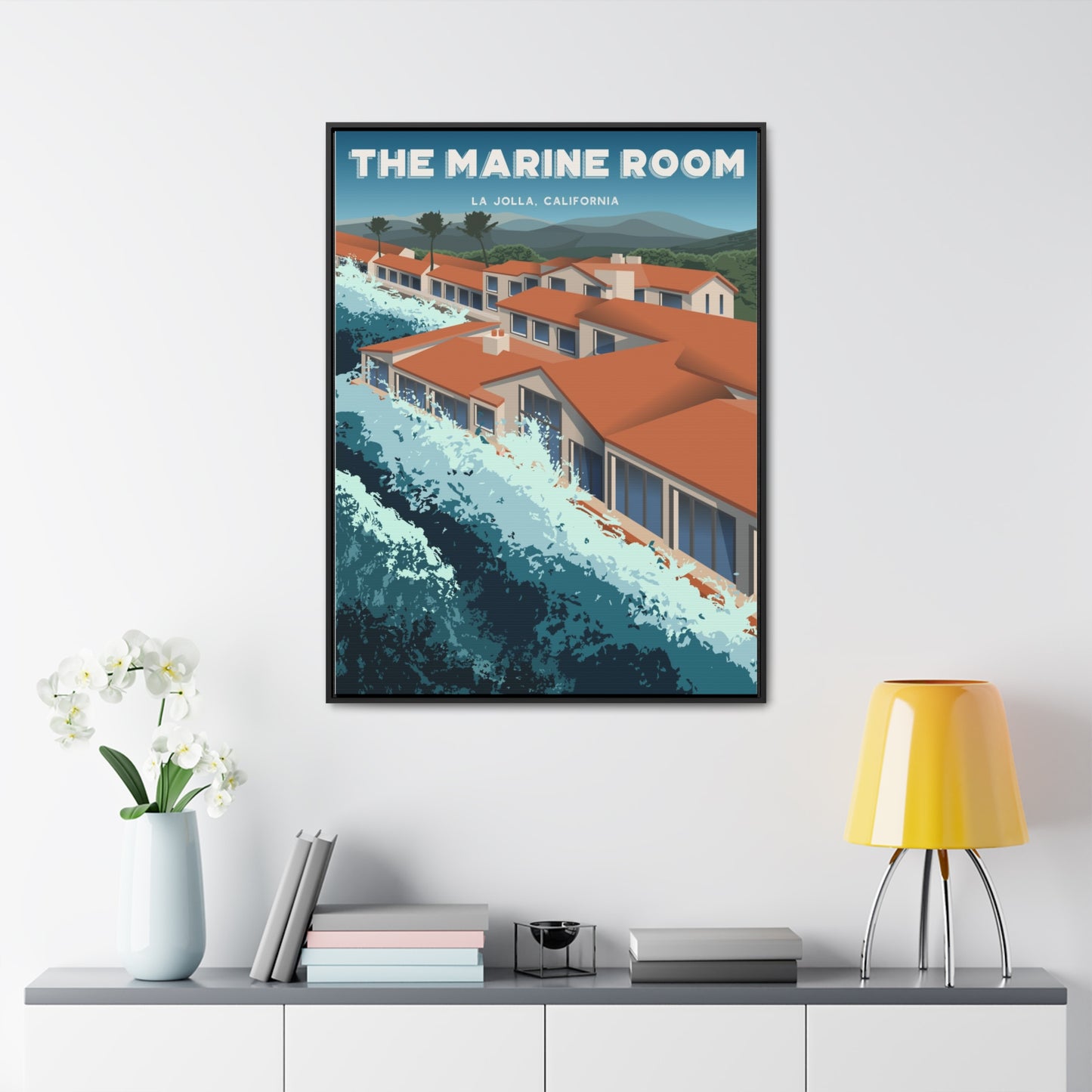 Marine Room Framed Canvas Print