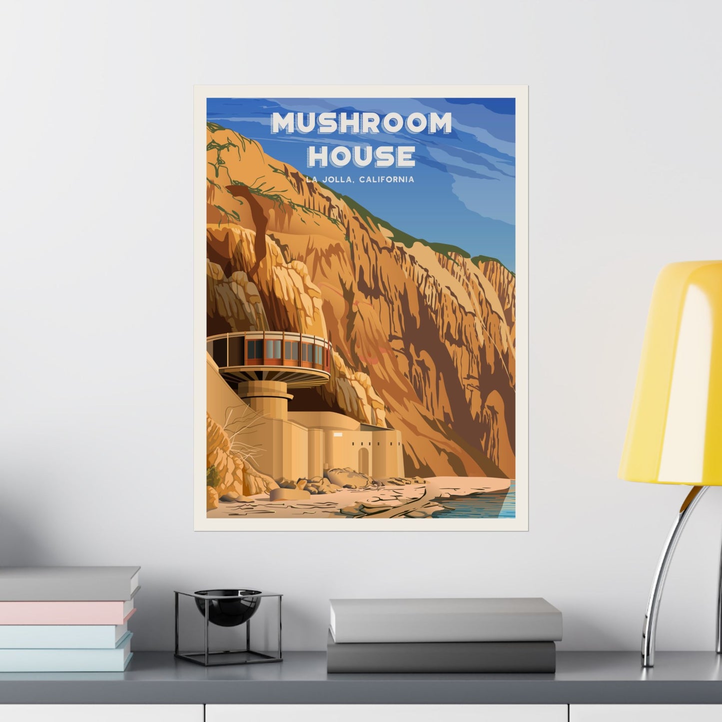 Mushroom House Poster