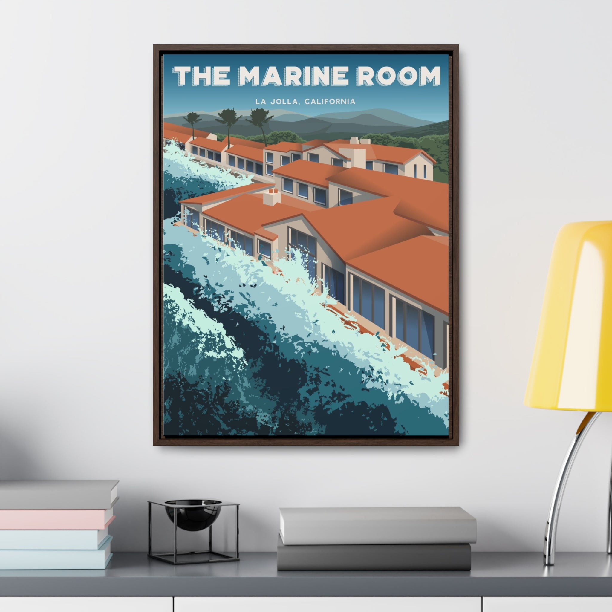 Marine Room Framed Canvas Print