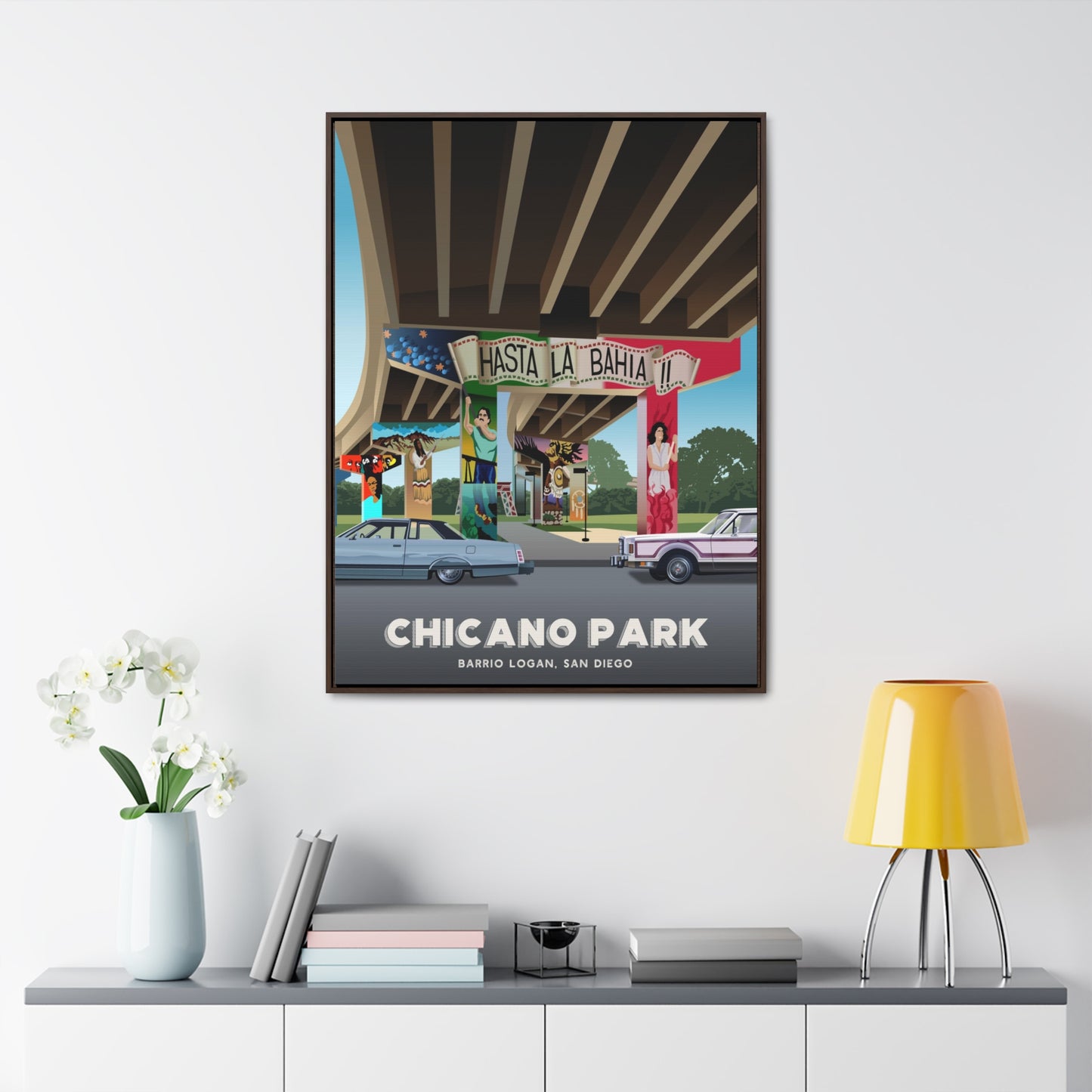 Chicano Park Framed Canvas Print