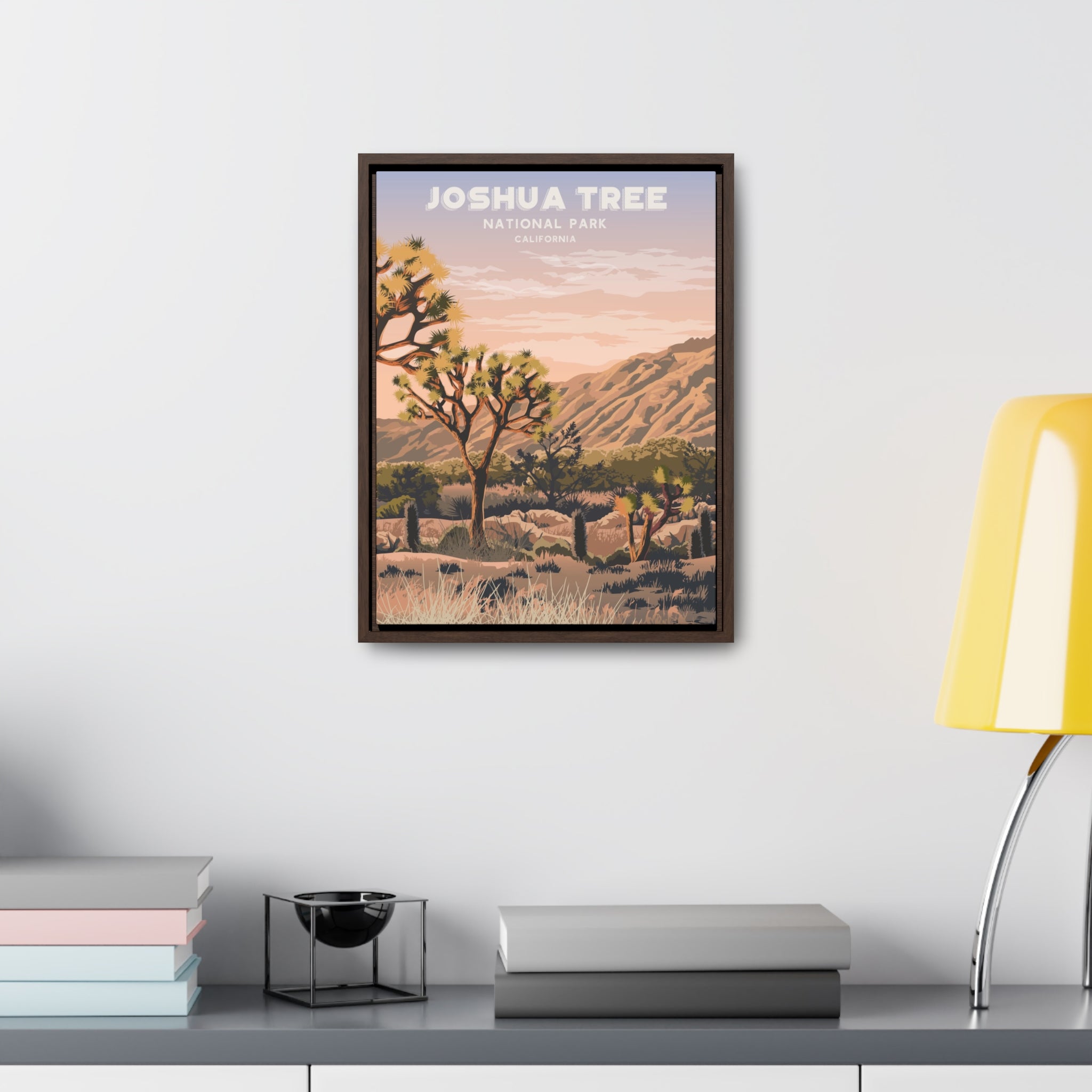 Joshua Tree Framed Canvas Print