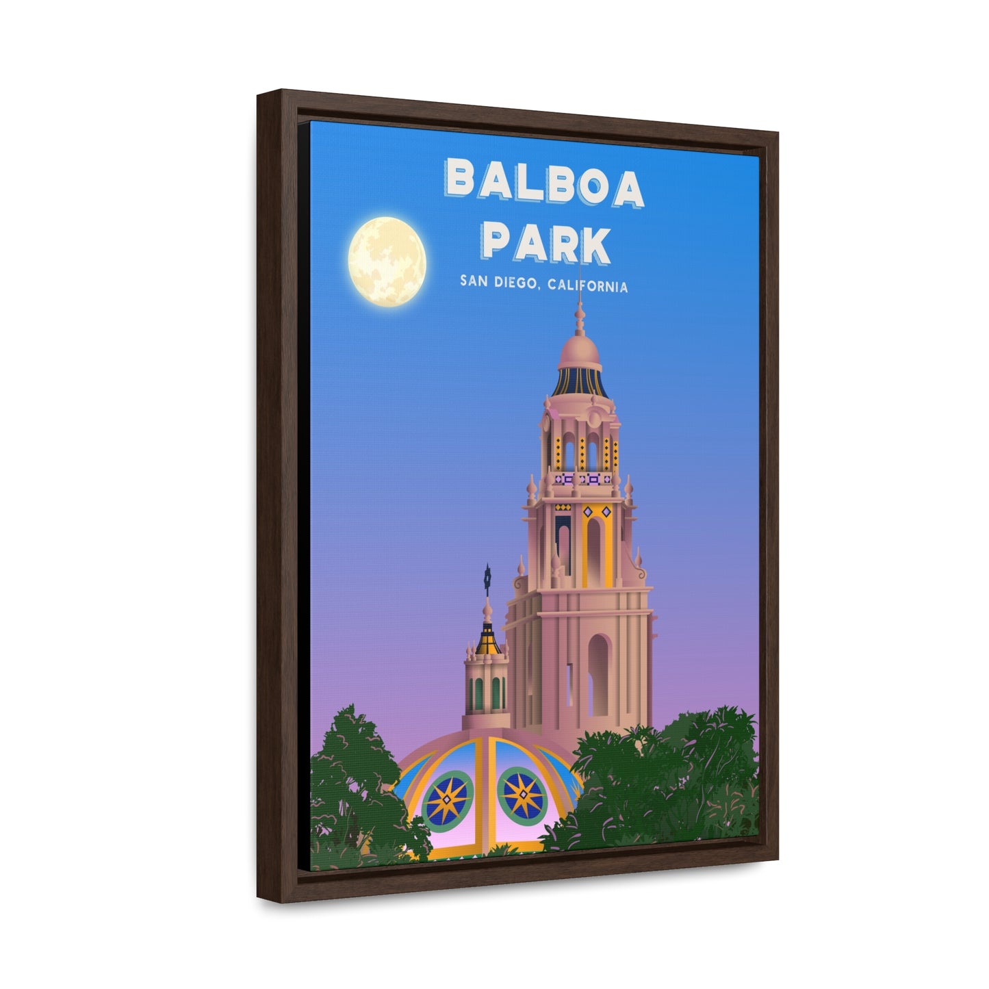 Balboa Park Framed Canvas Print