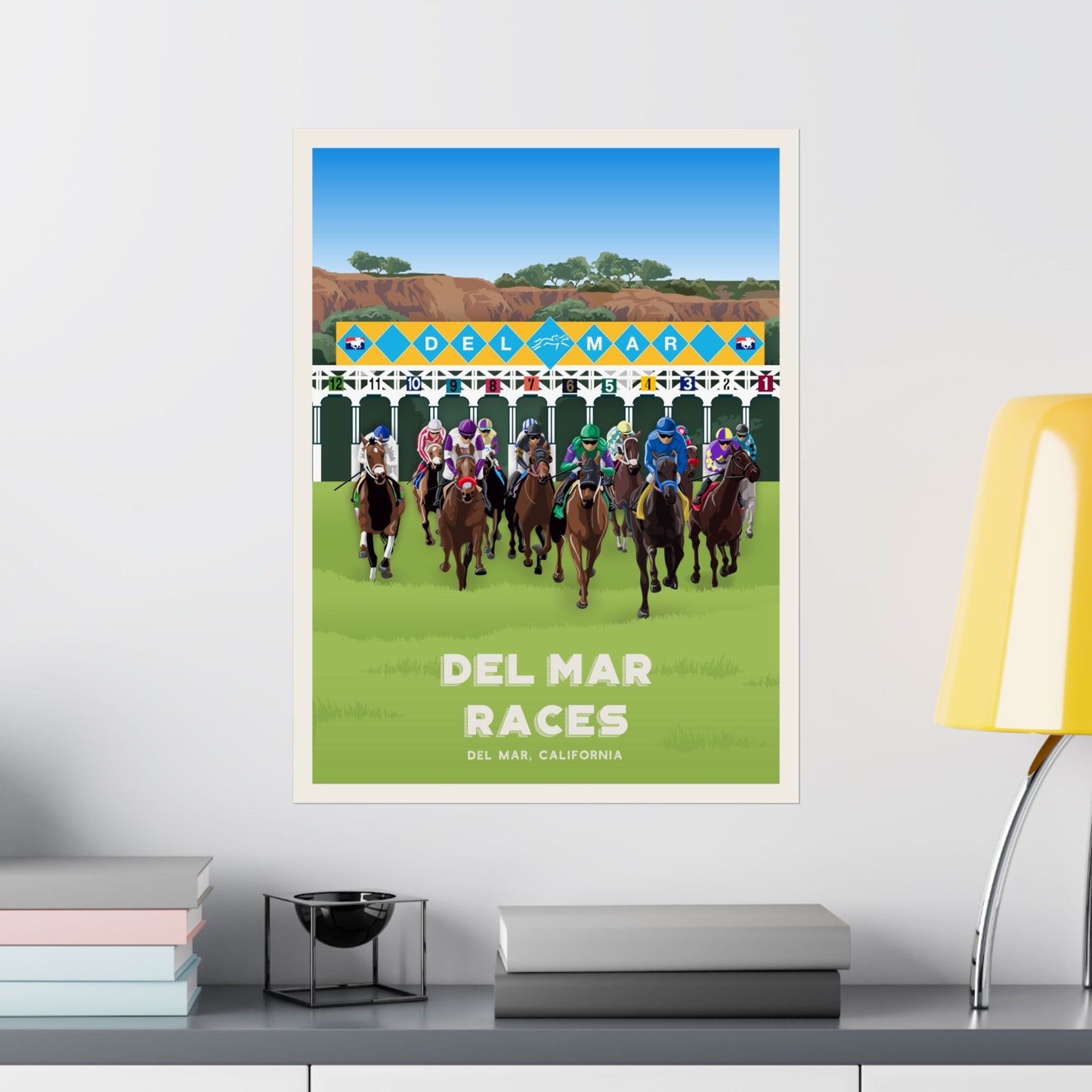 Del Mar Racetrack Poster