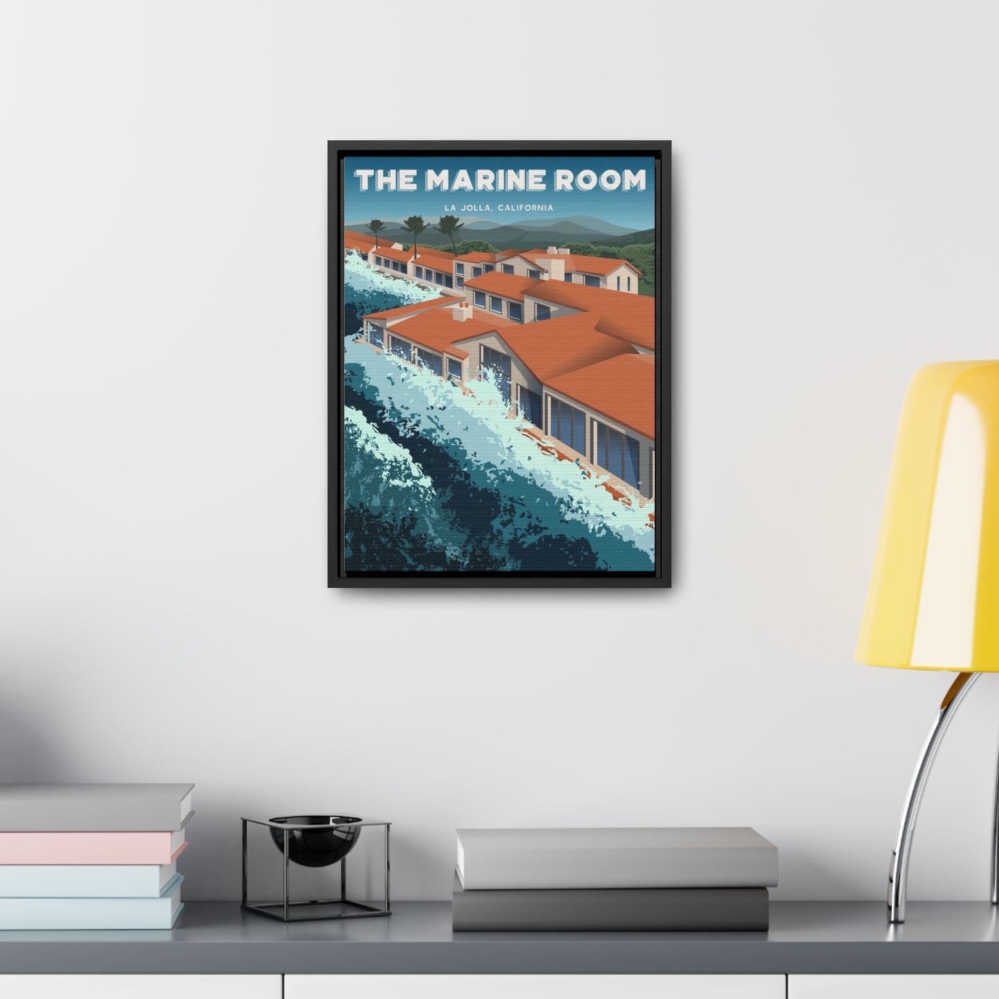 Marine Room Framed Canvas Print