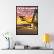 La Jolla Shores Framed Canvas Print