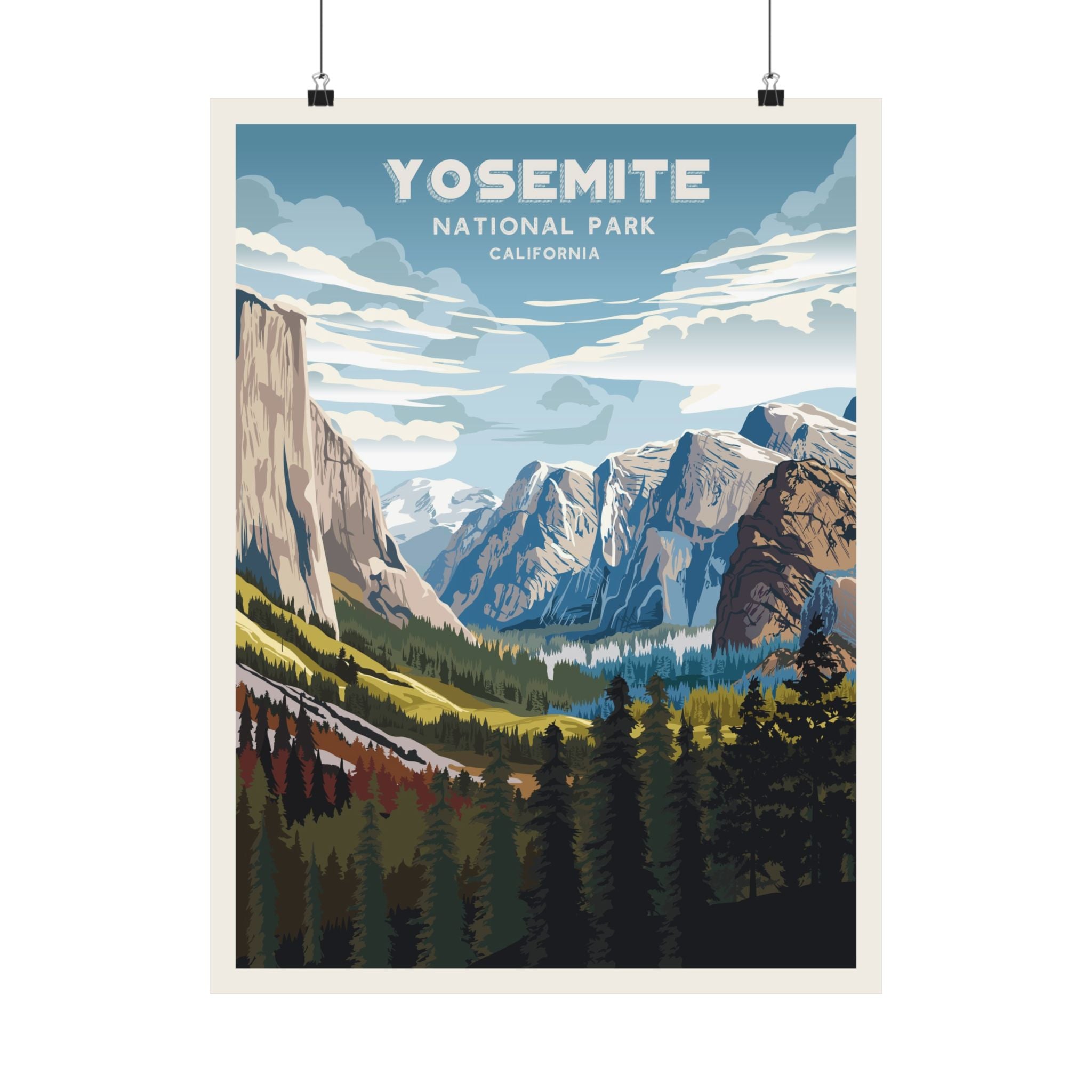 Yosemite National Park Poster