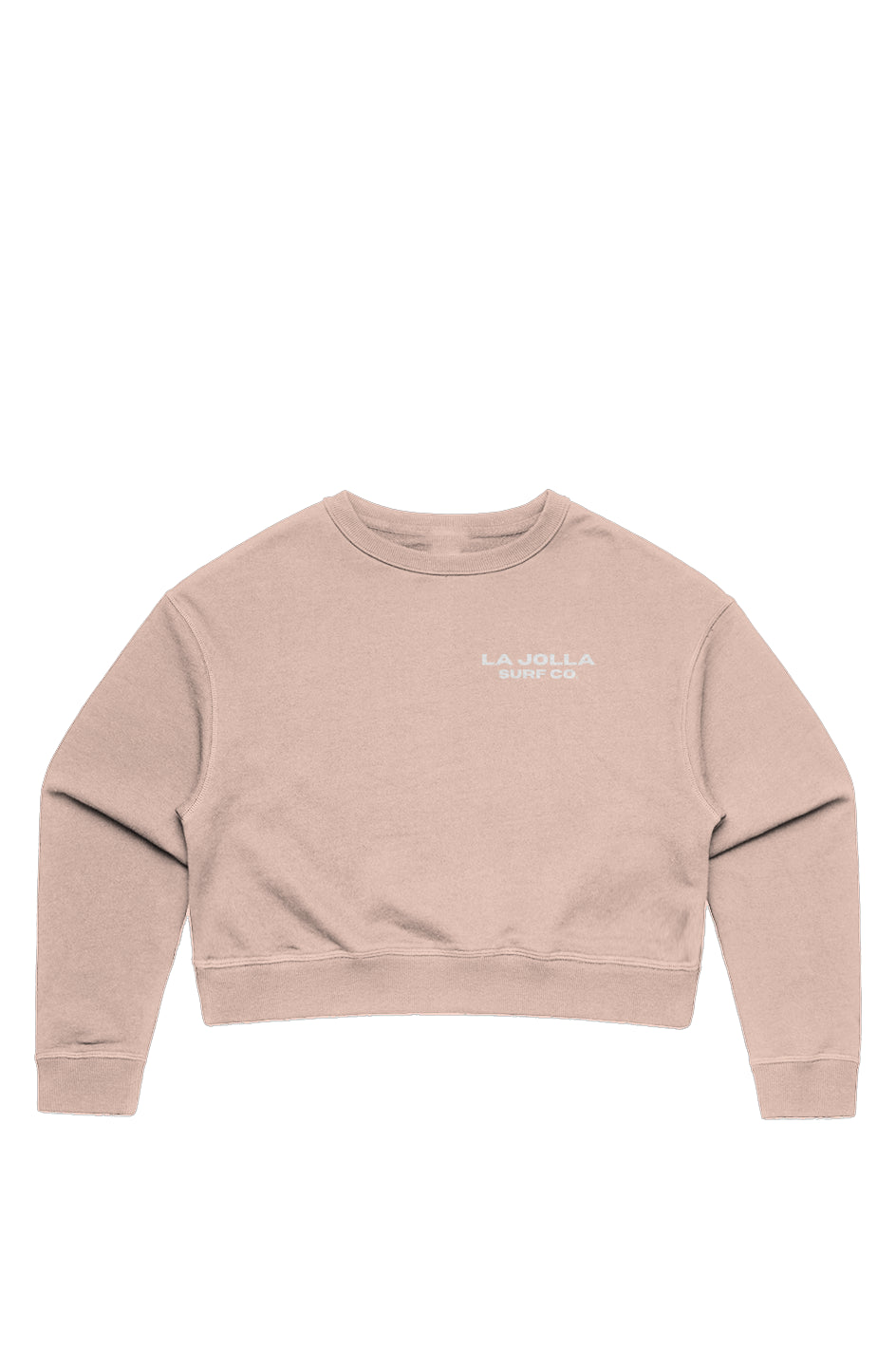 Wo's Surf co pink Crop Crew