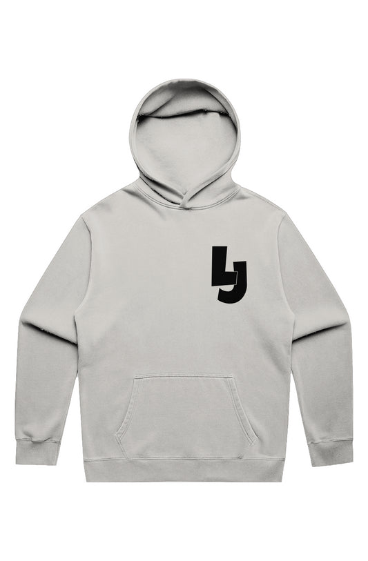 LJ Relaxed Faded Hoodie Bone