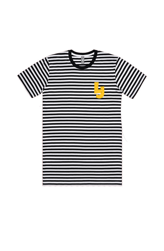 LJ Black and Gold Striped Shirt