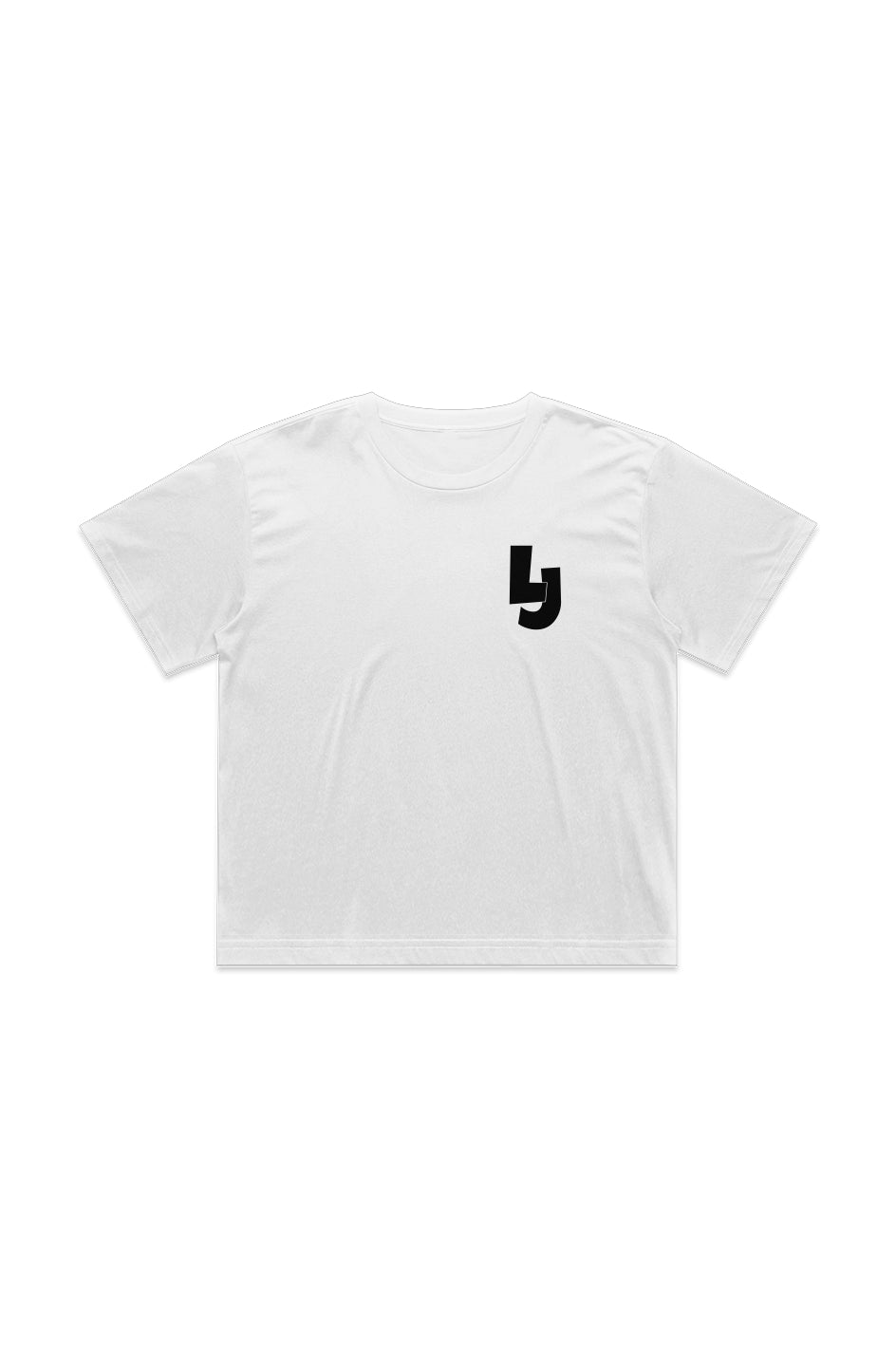 LJ Crop Tee White