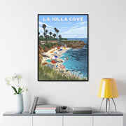 La Jolla Cove Framed Canvas Print