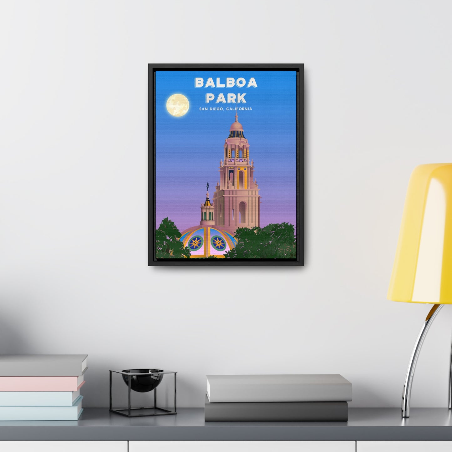 Balboa Park Framed Canvas Print