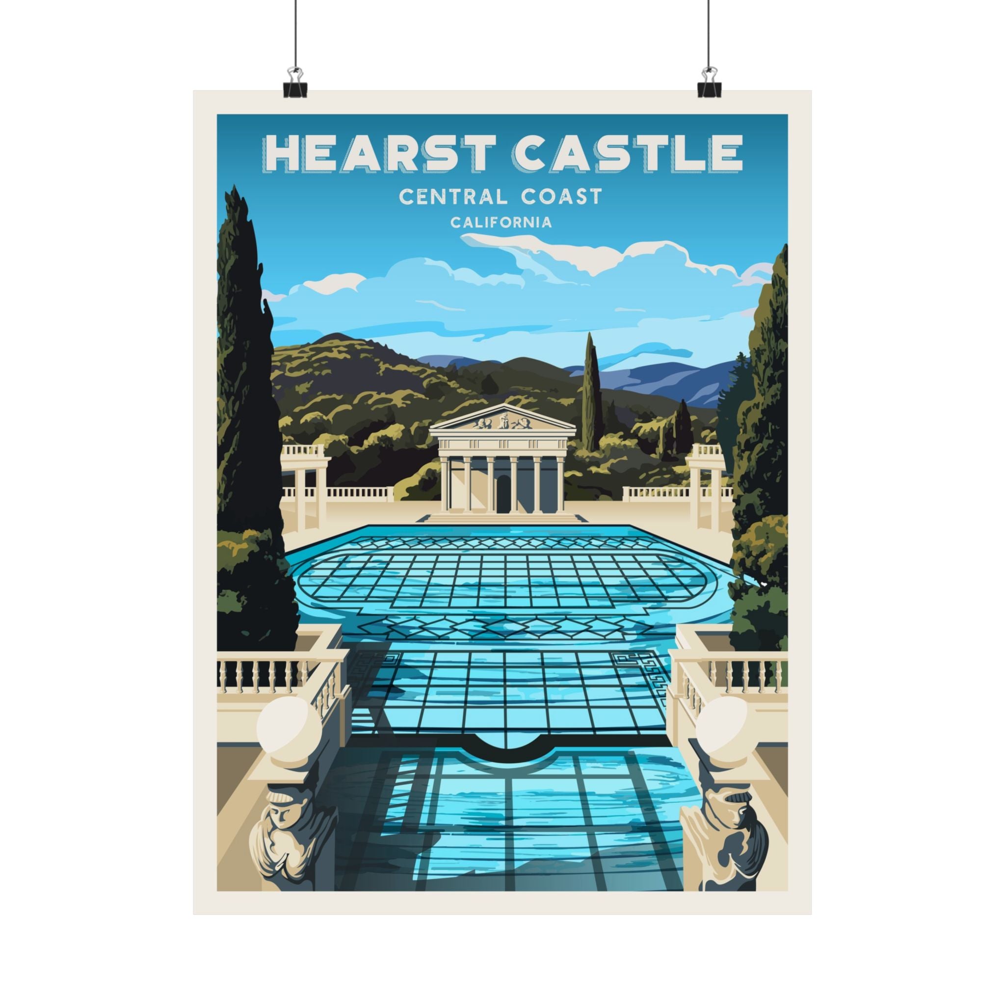Hearst Castle Poster