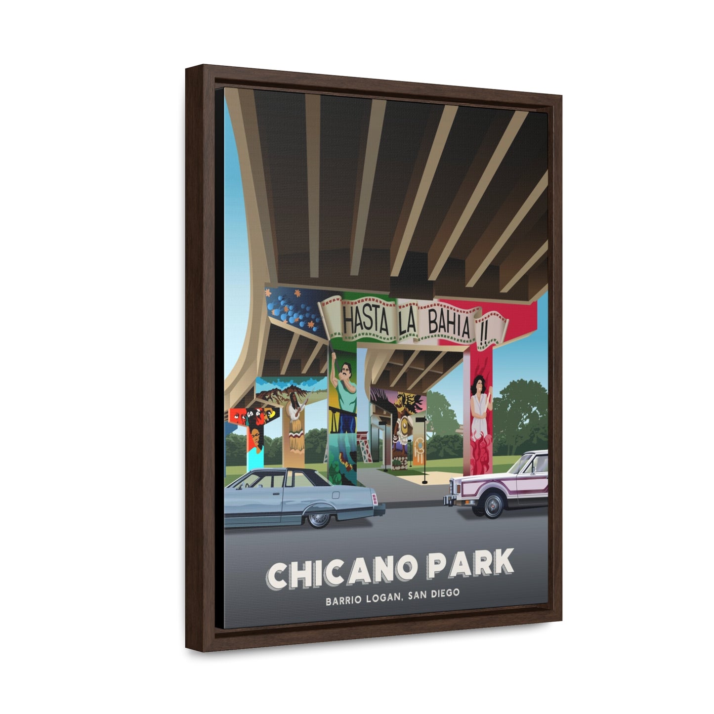 Chicano Park Framed Canvas Print