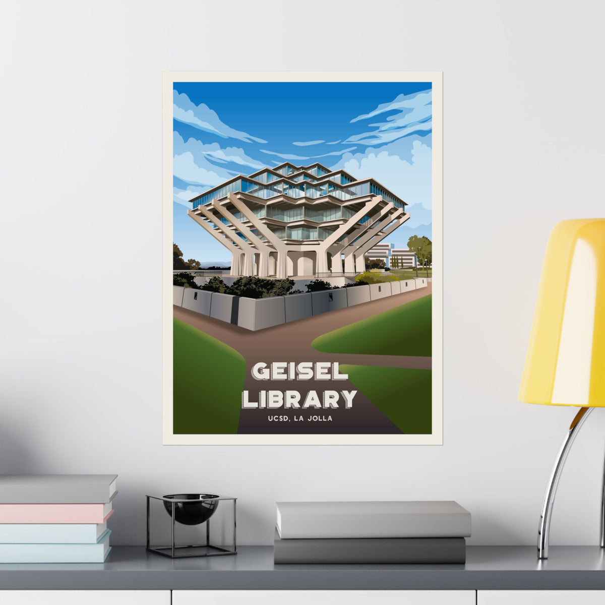 Ucsd Library Logo Geisel Library UCSD Poster | San Diego Posters | LaJolla.com – La Jolla