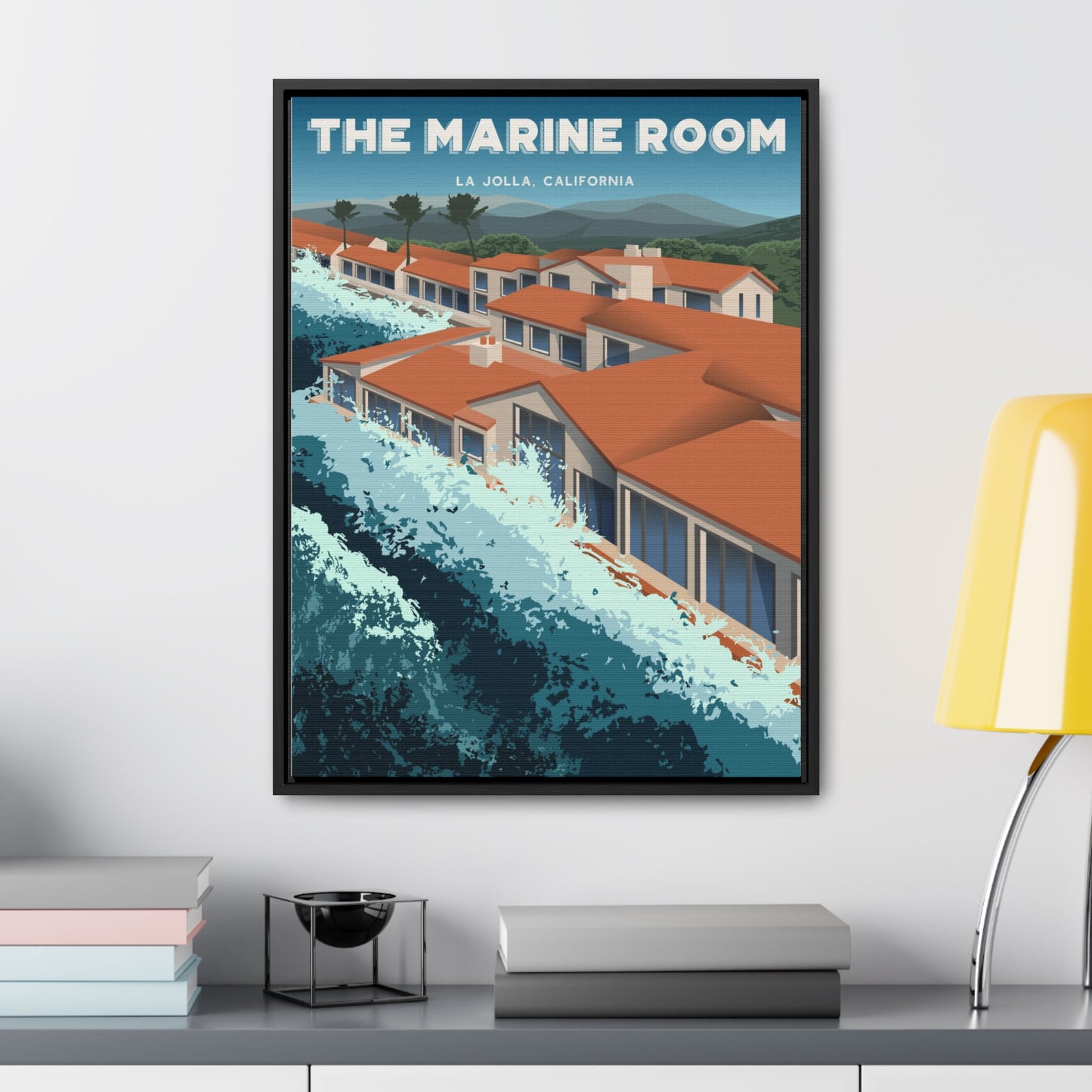 Marine Room Framed Canvas Print