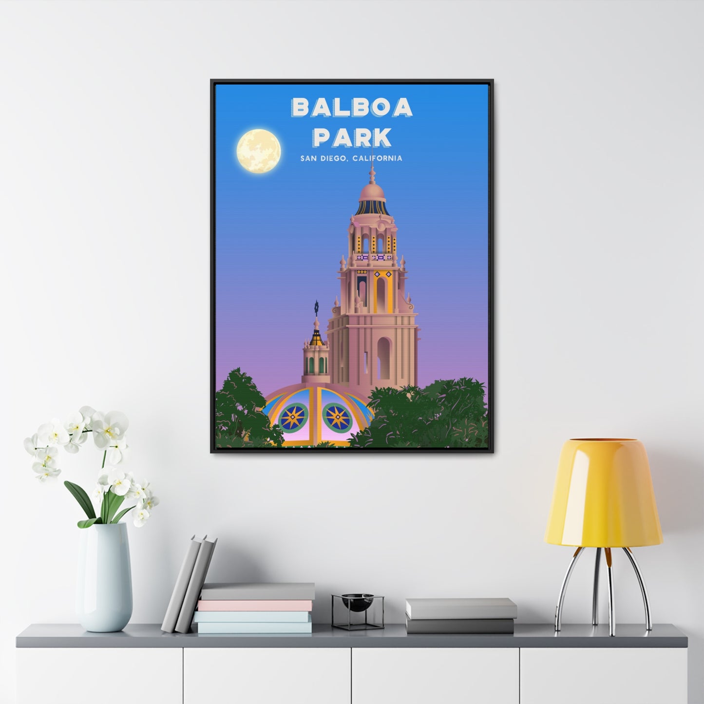 Balboa Park Framed Canvas Print