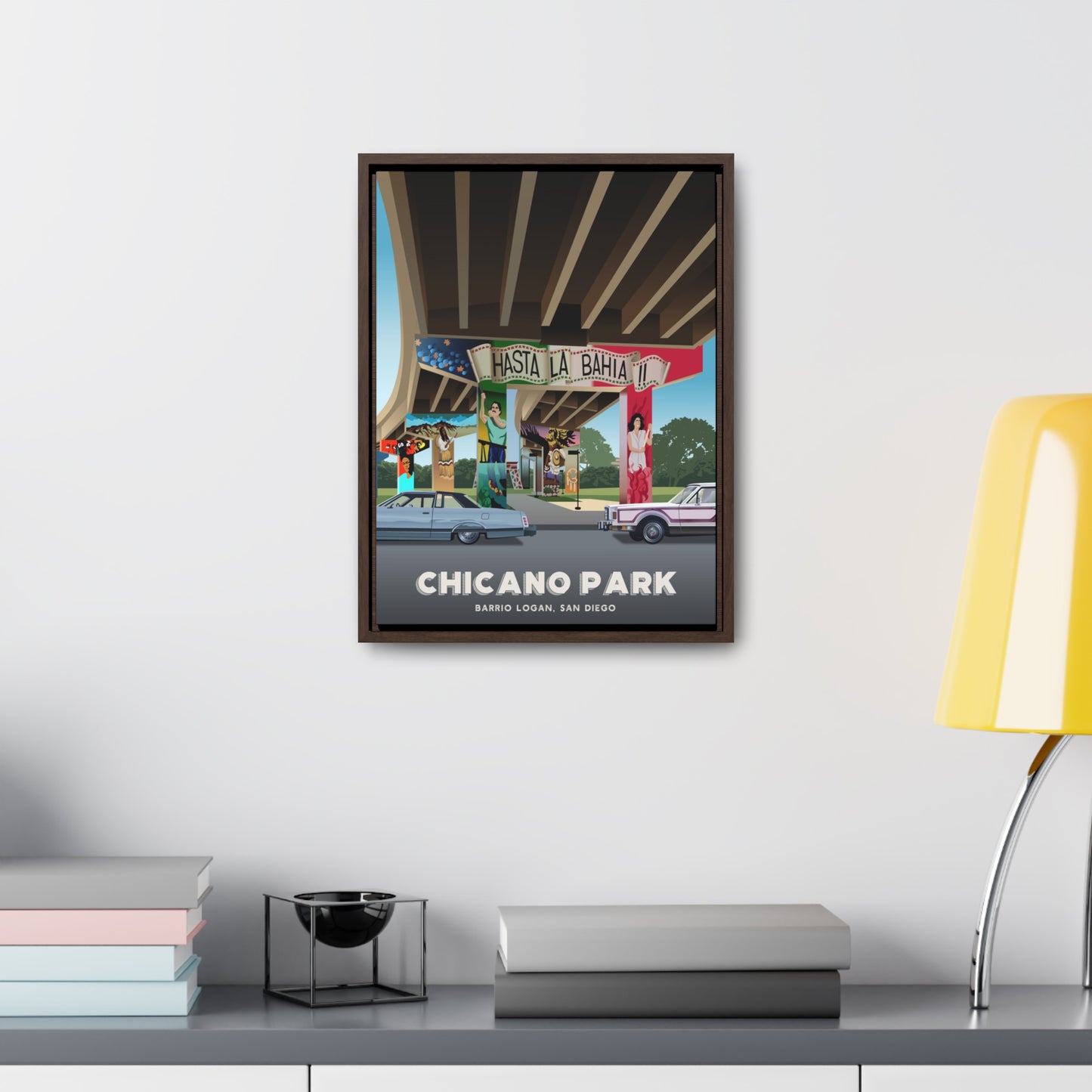 Chicano Park Framed Canvas Print