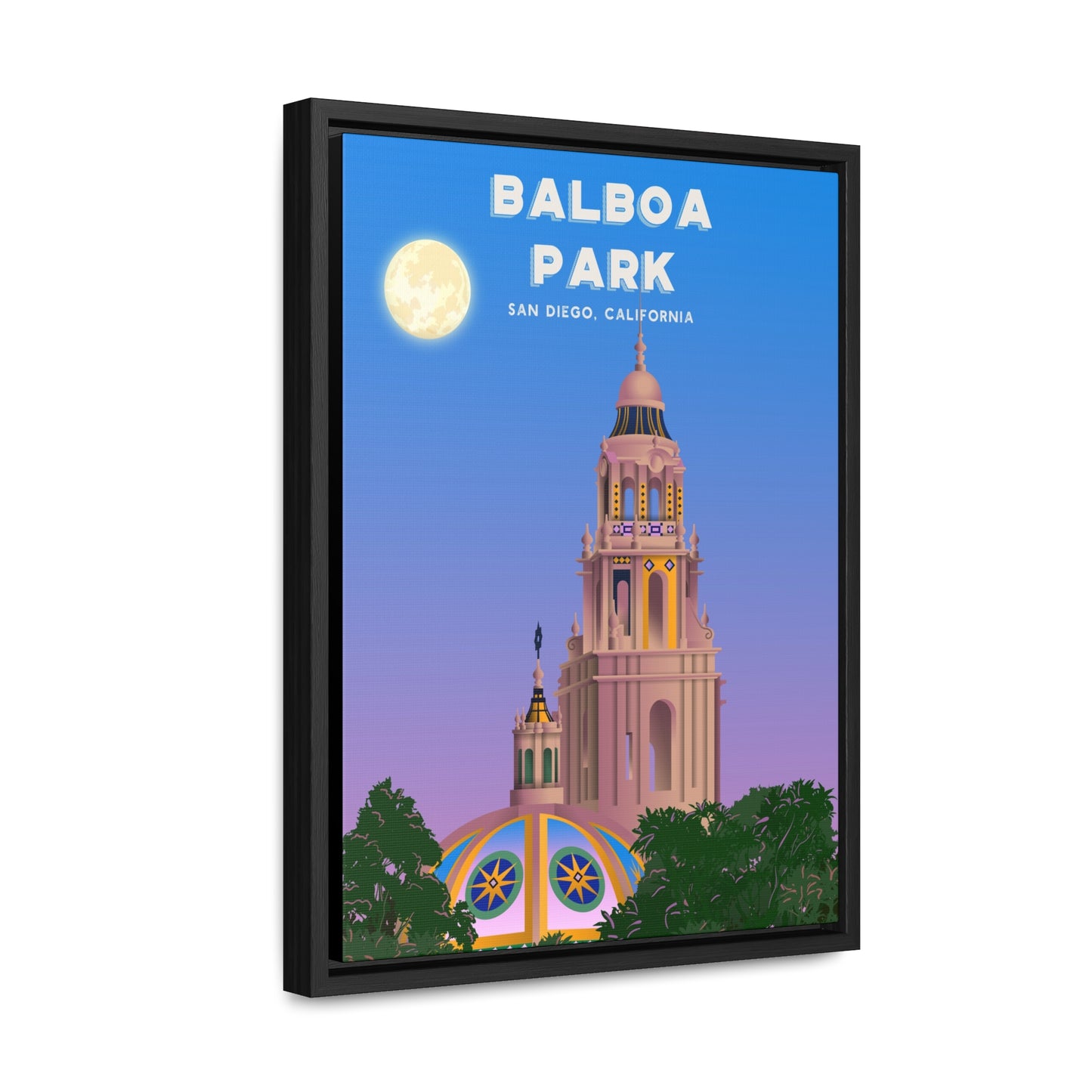 Balboa Park Framed Canvas Print