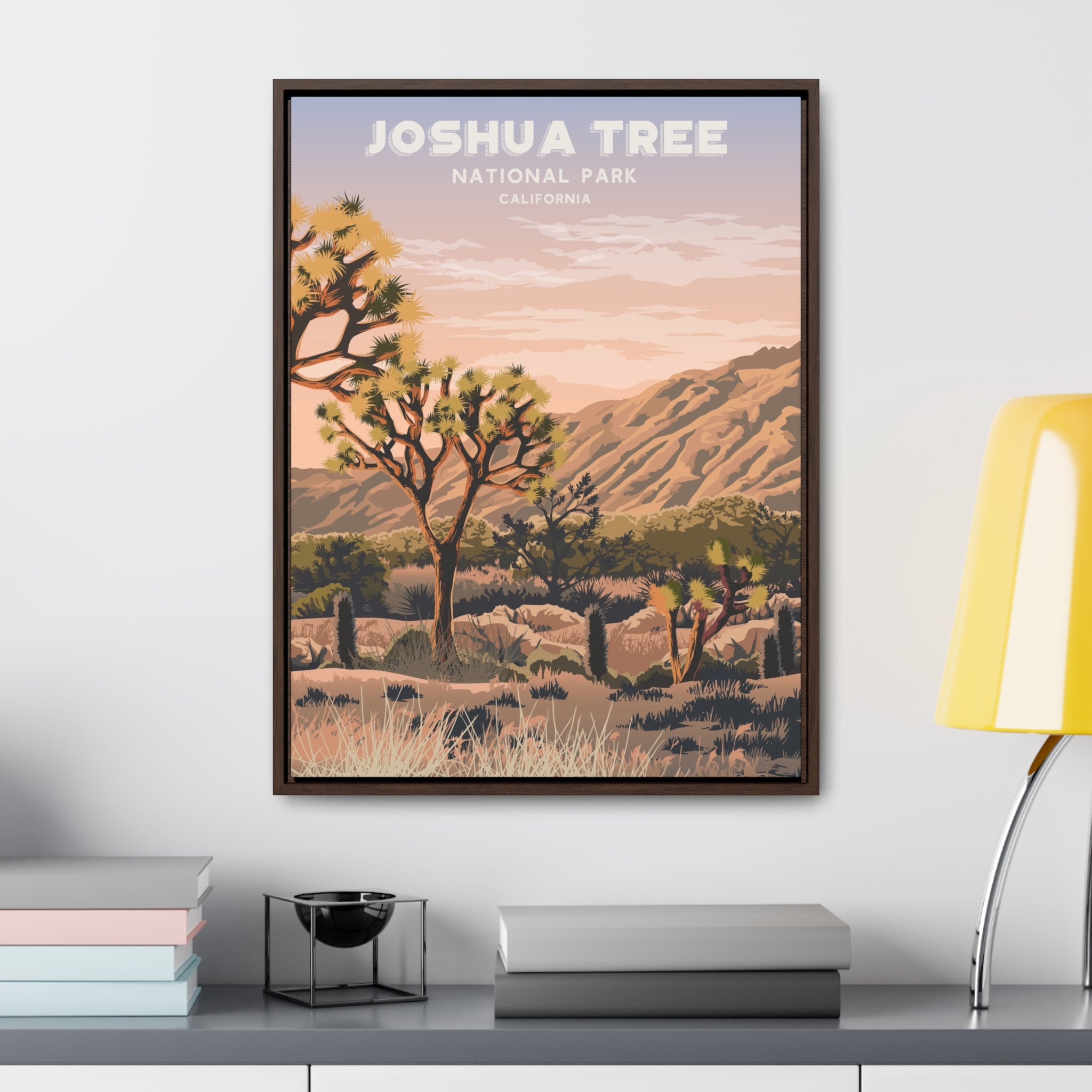 Joshua Tree Framed Canvas Print