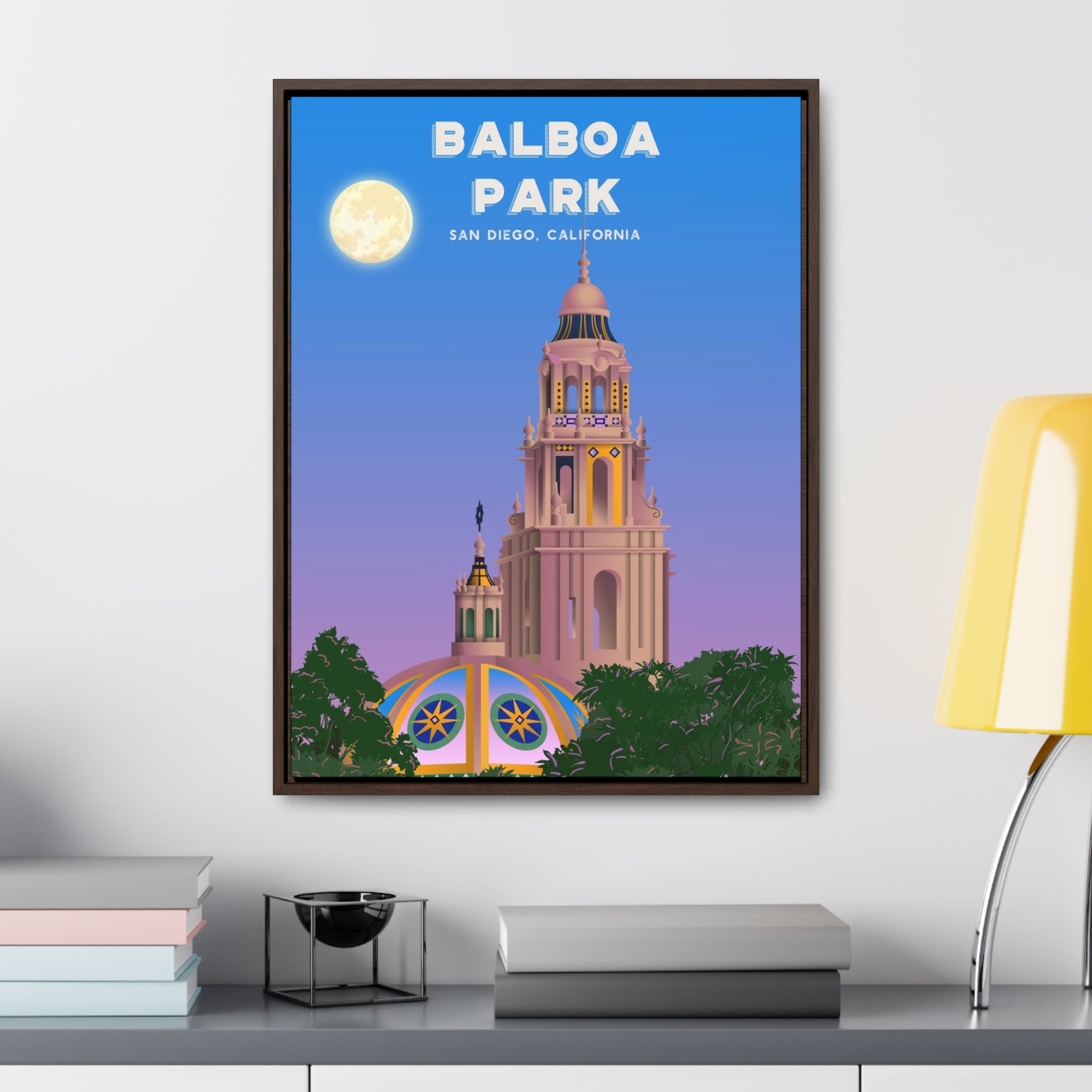 Balboa Park Framed Canvas Print