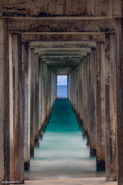 fine art photography print of scripps pier