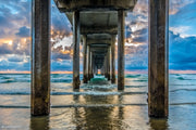 Storm at scripps pier fine art photography print