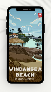 100 Digital Entries - Windansea Wallpaper