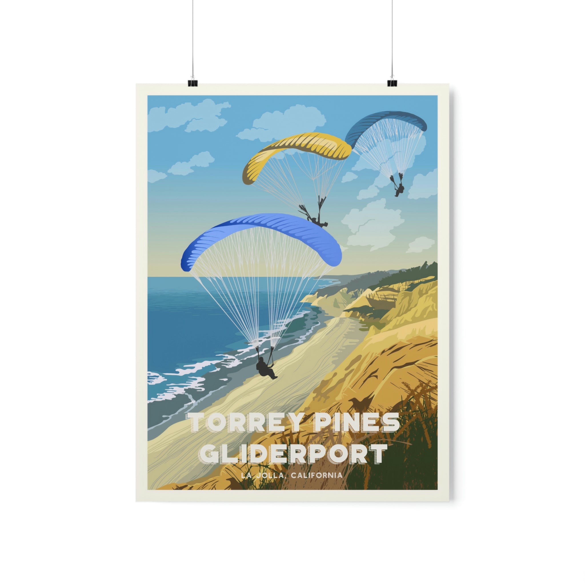 Torrey Pines Gliderport Poster – La Jolla