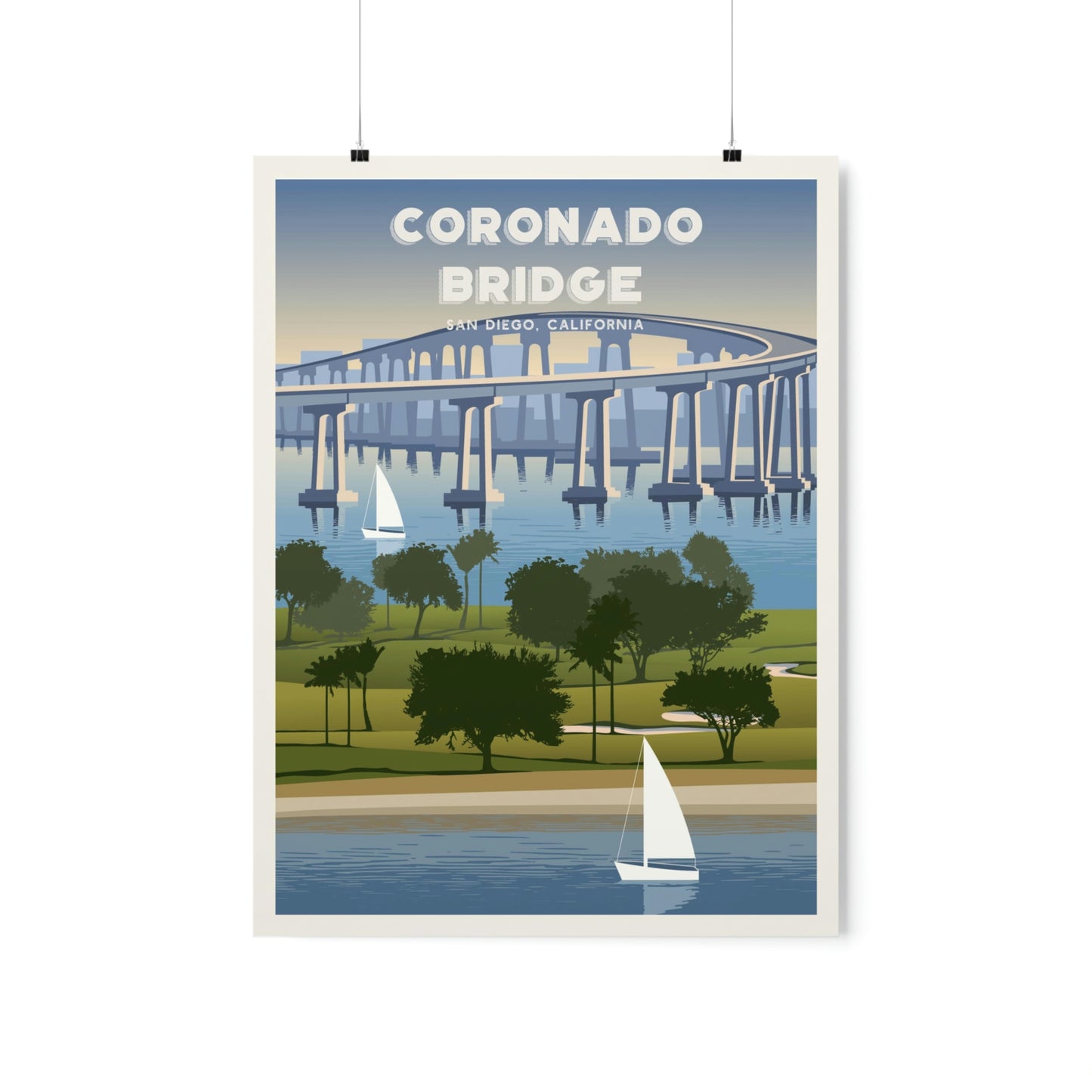Coronado Bridge Poster