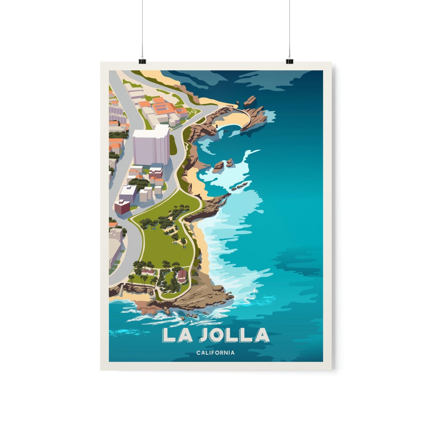 Aerial View of La Jolla Poster