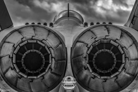 jet afterburners aviation photography print