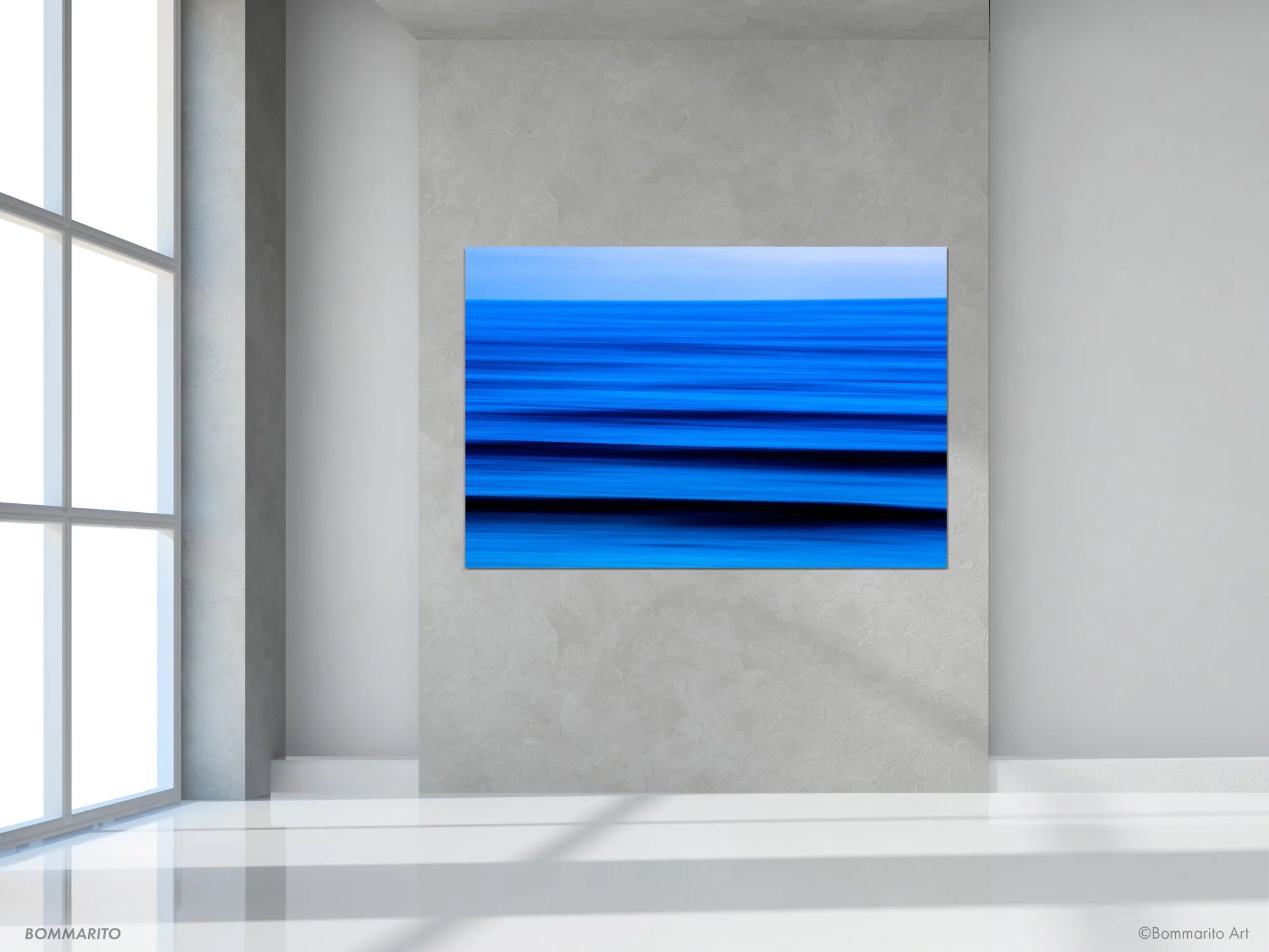 black swells abstract photography print mockup