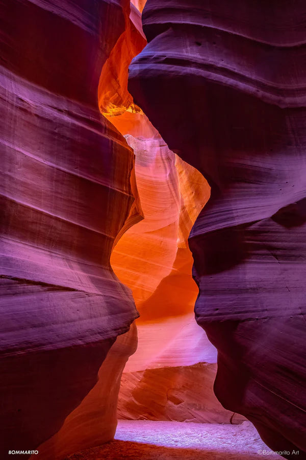 inside antelope canyon photography print