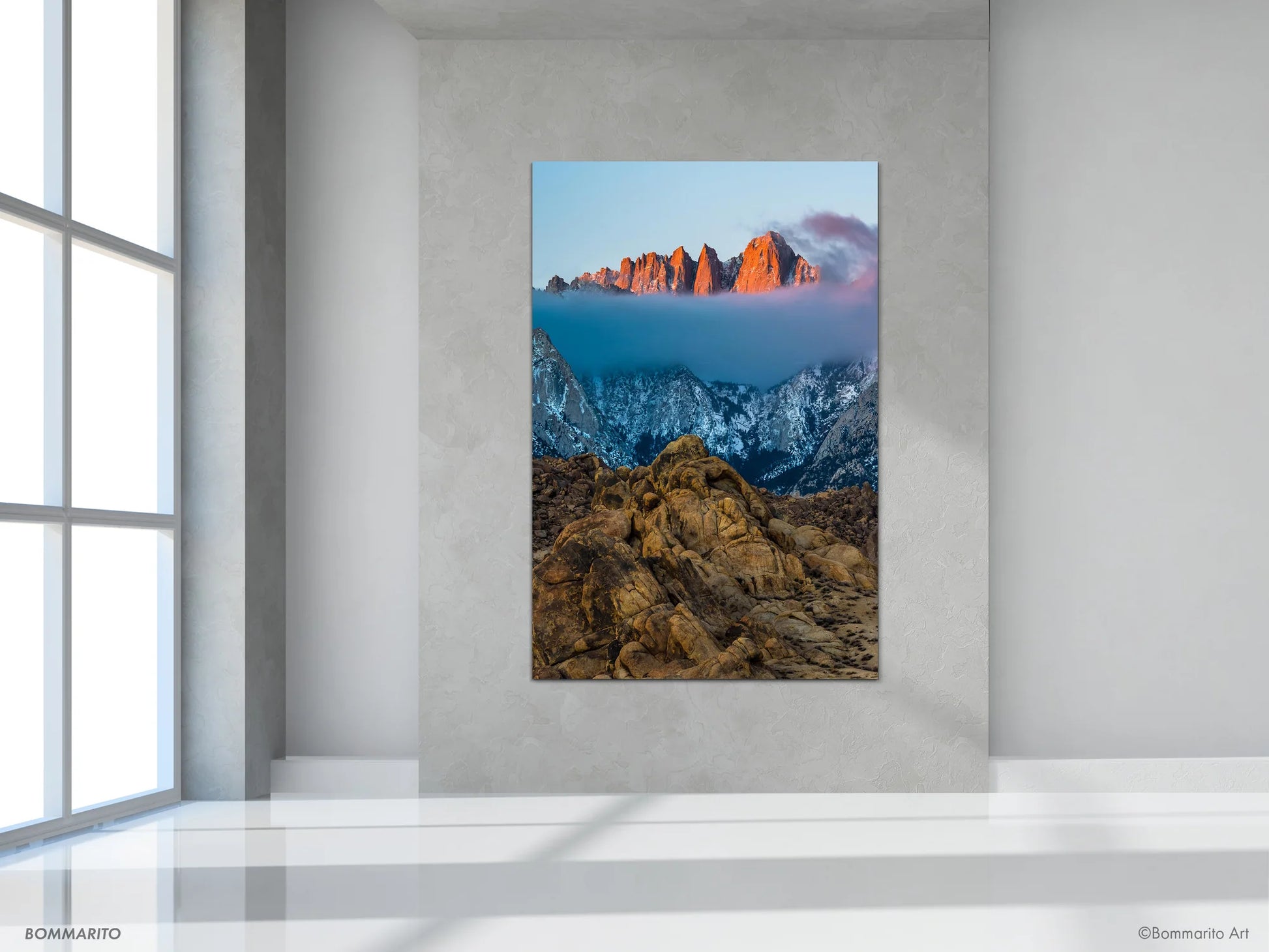 mountain sunrise mountain photography print mockup