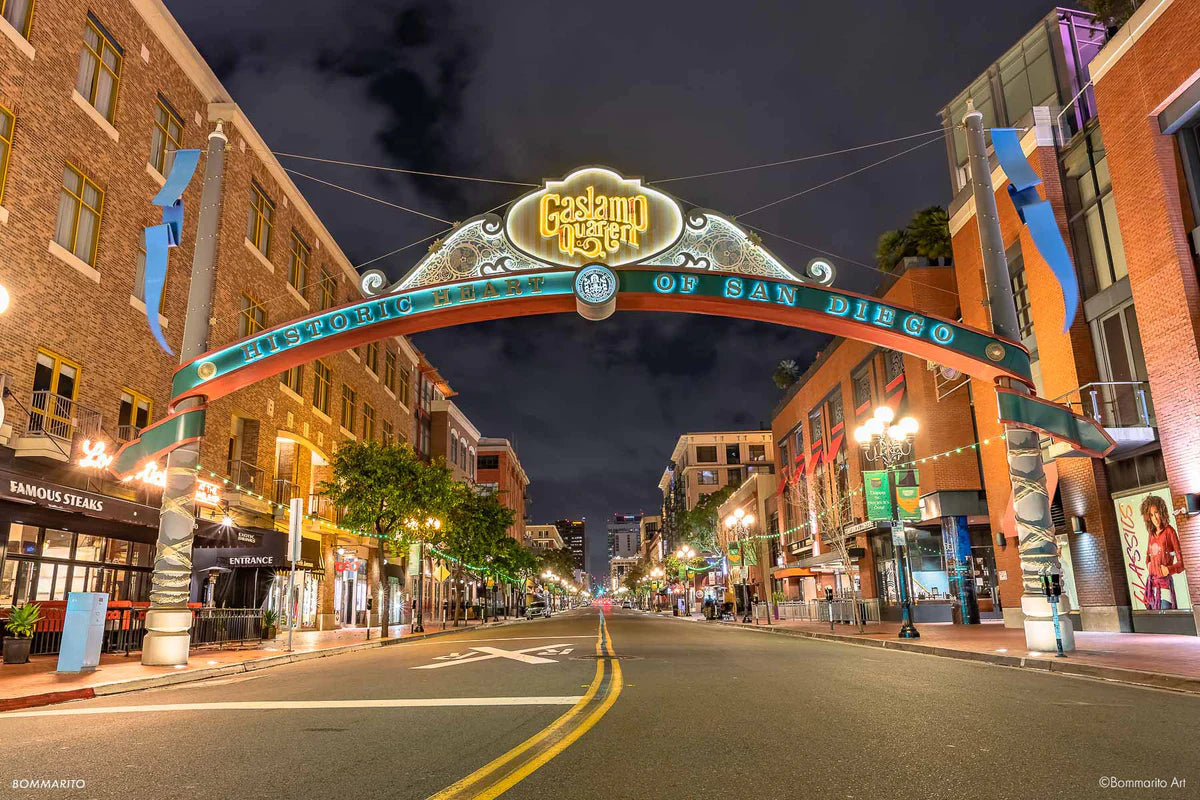 Gaslamp fine art photography print